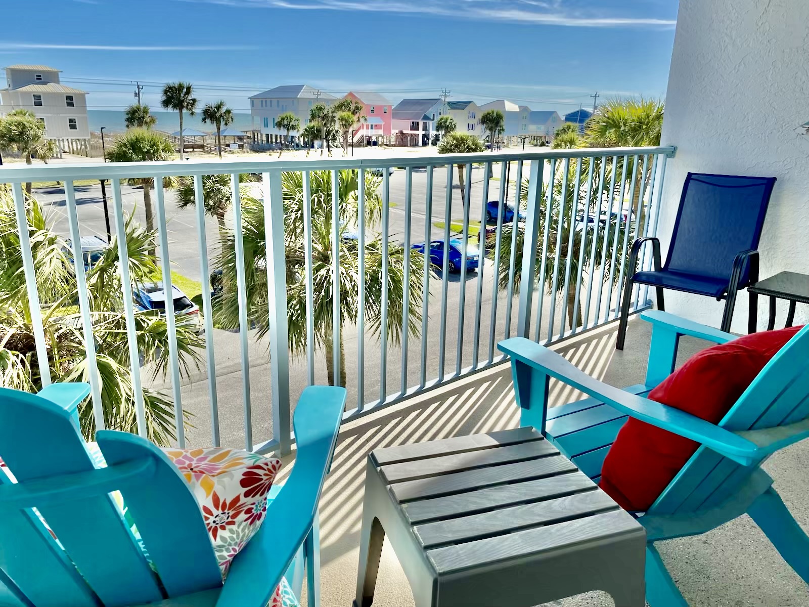 2 Minute Walk to the Beach and Gulf Views from Our 3rd Floor Balcony!