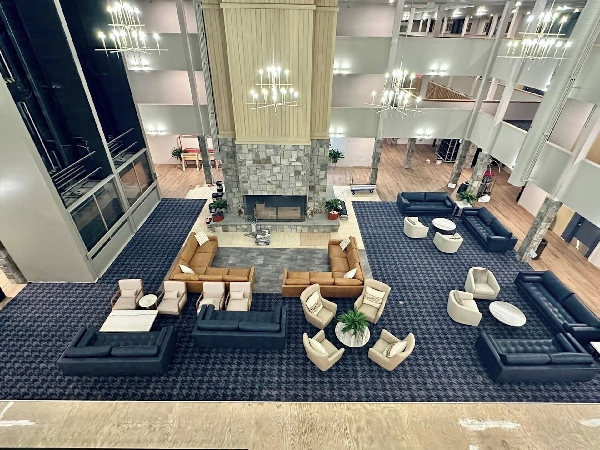 Mountain Lodge's brand new lobby