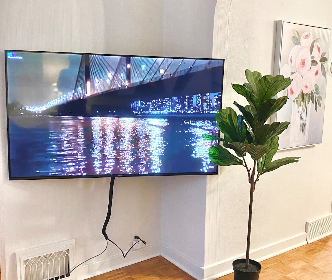 A 58" smart TV ready to stream from your favorite platform or watch the Roku tv channels (CTV, CBC, etc.). 