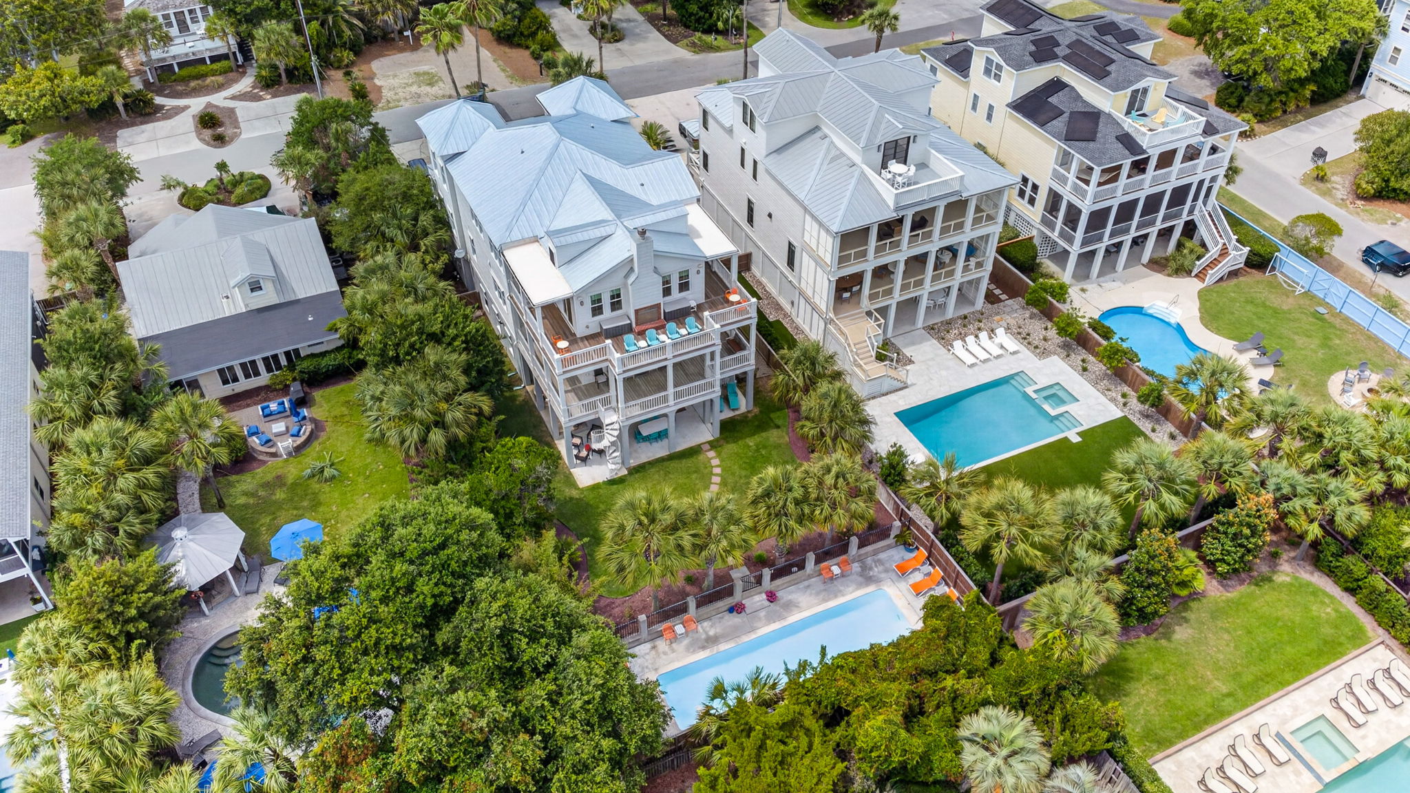 Aerial View | Twin Palms | 914 Carolina Blvd | Isle of Palms, SC | IOP Escapes