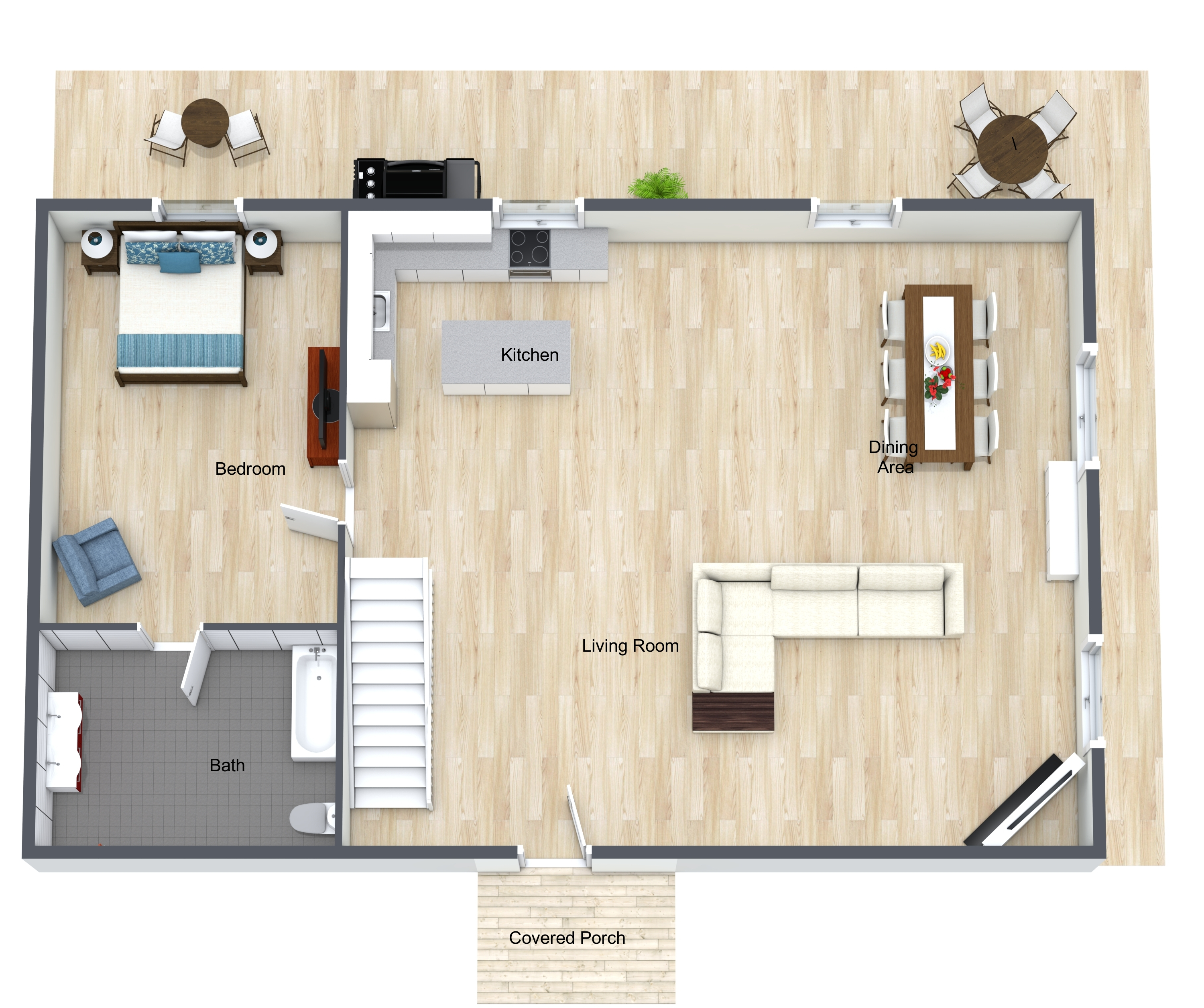 MAIN LEVEL FLOOR PLAN