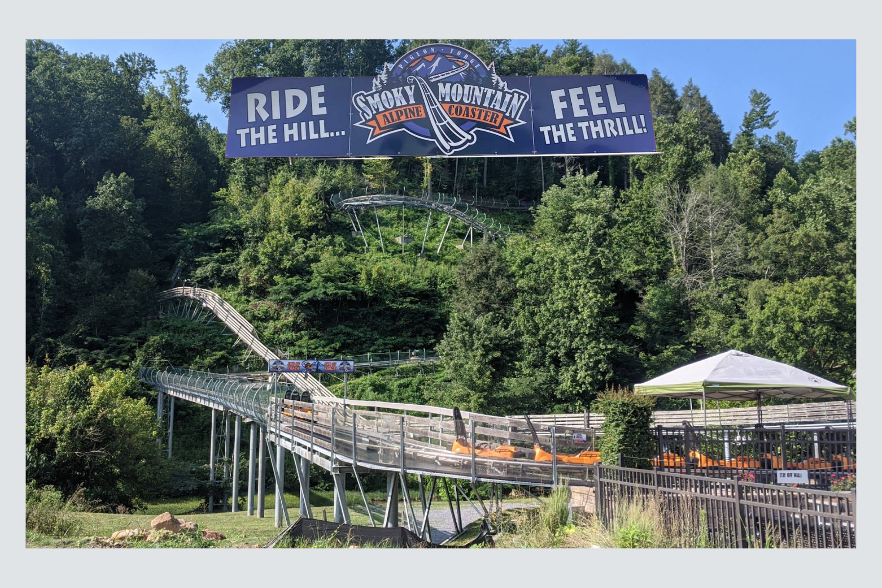 The longest downhill mountain coaster in the US is just 2 miles from the cabin! Experience the thrill!