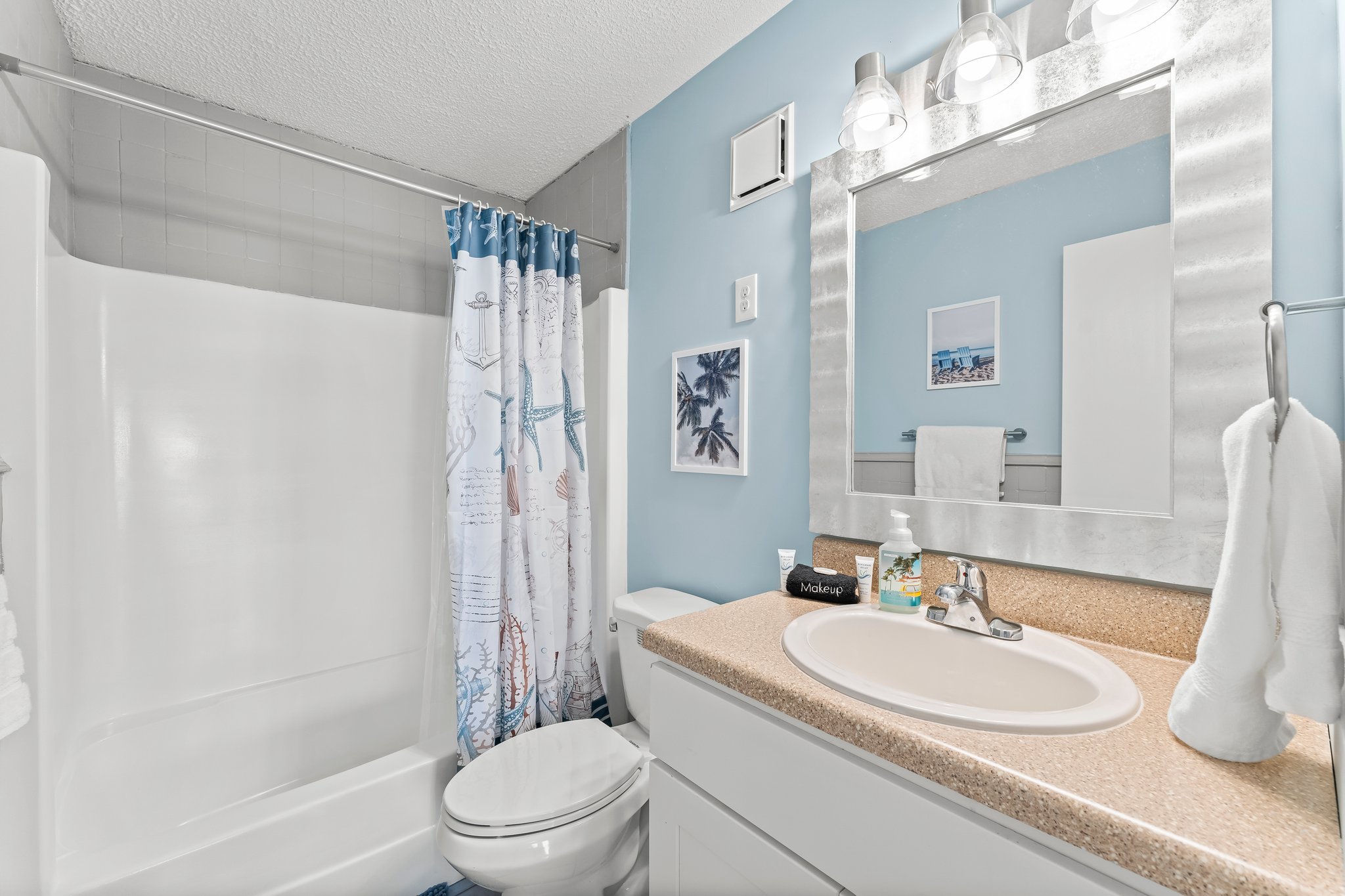Full master bathroom