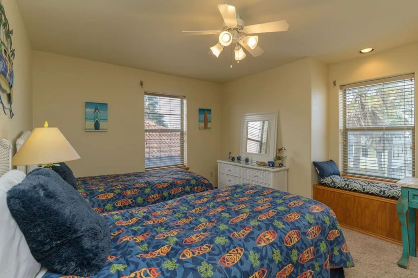 Surf into great dreams in this double room!