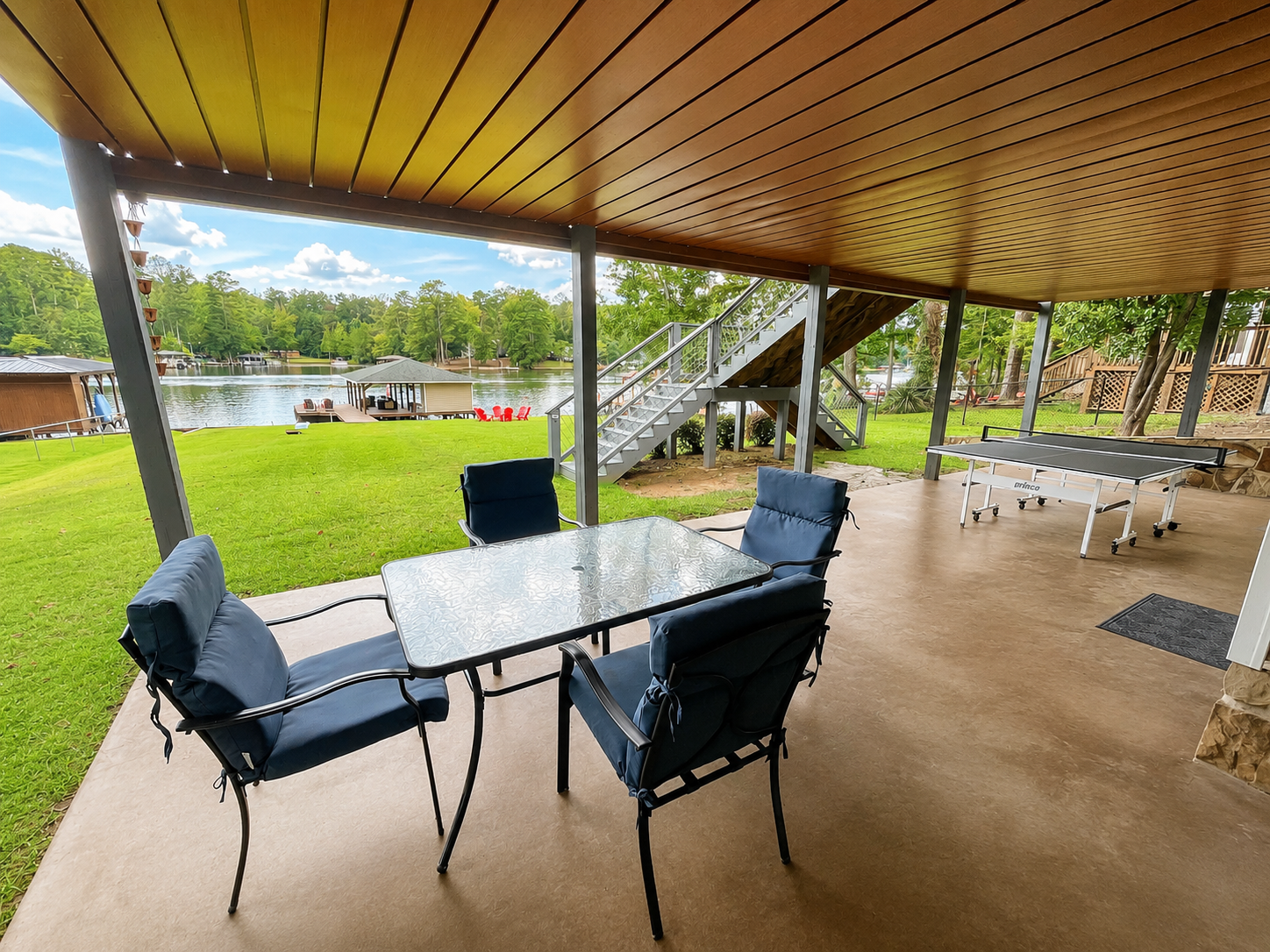 Chair overlooking the lake