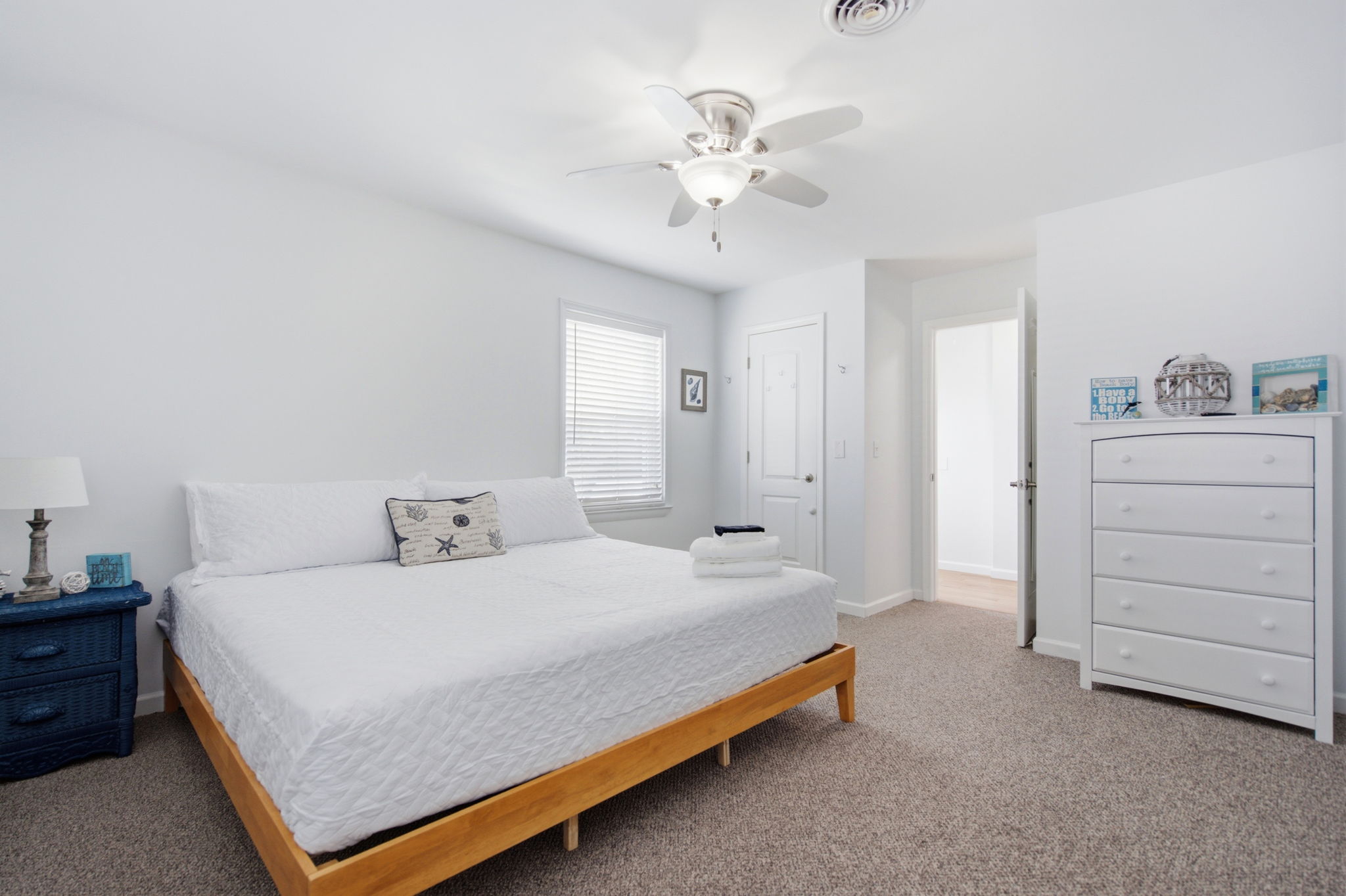 Bed linens provided