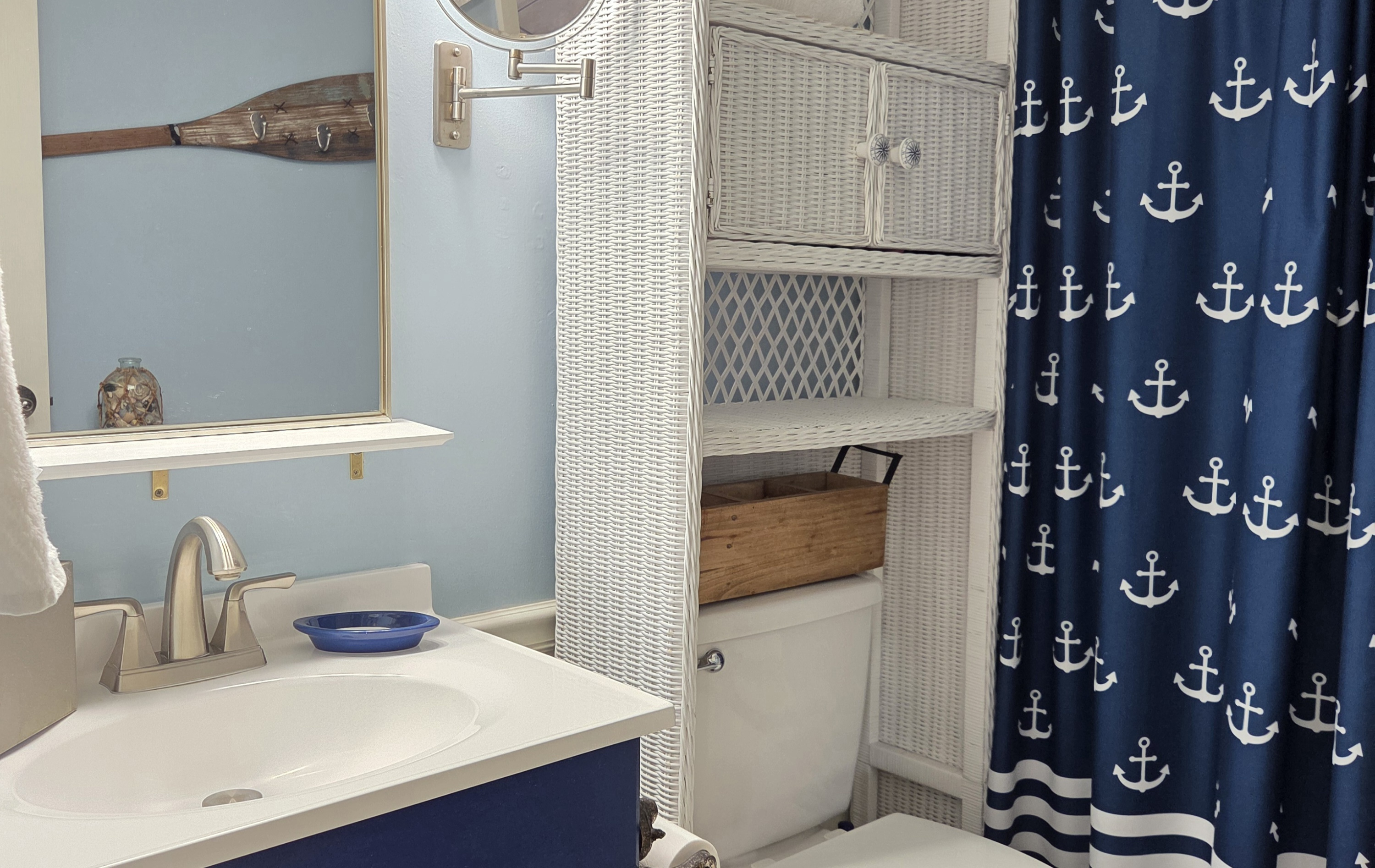 upgraded bathroom