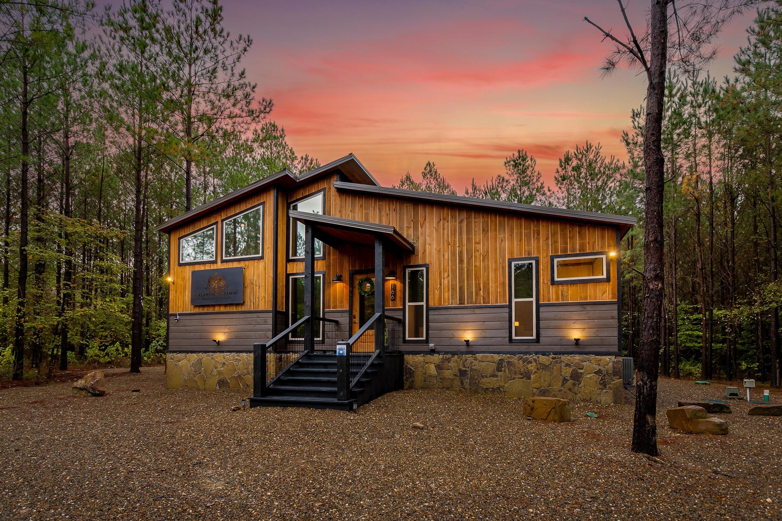 Catch some beautiful sunsets while at Oklahoma Dreamin'