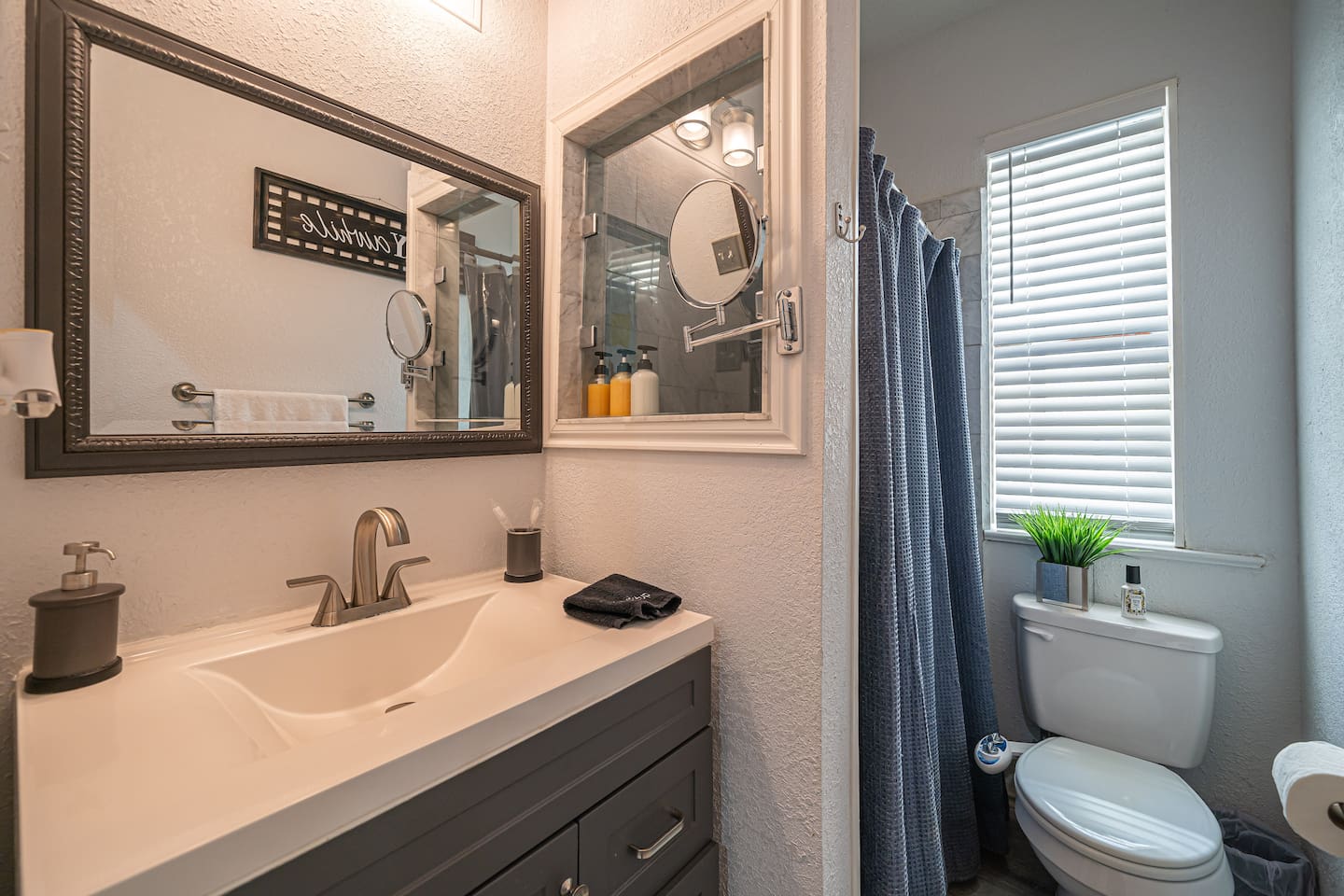Bathroom Sink and Shower