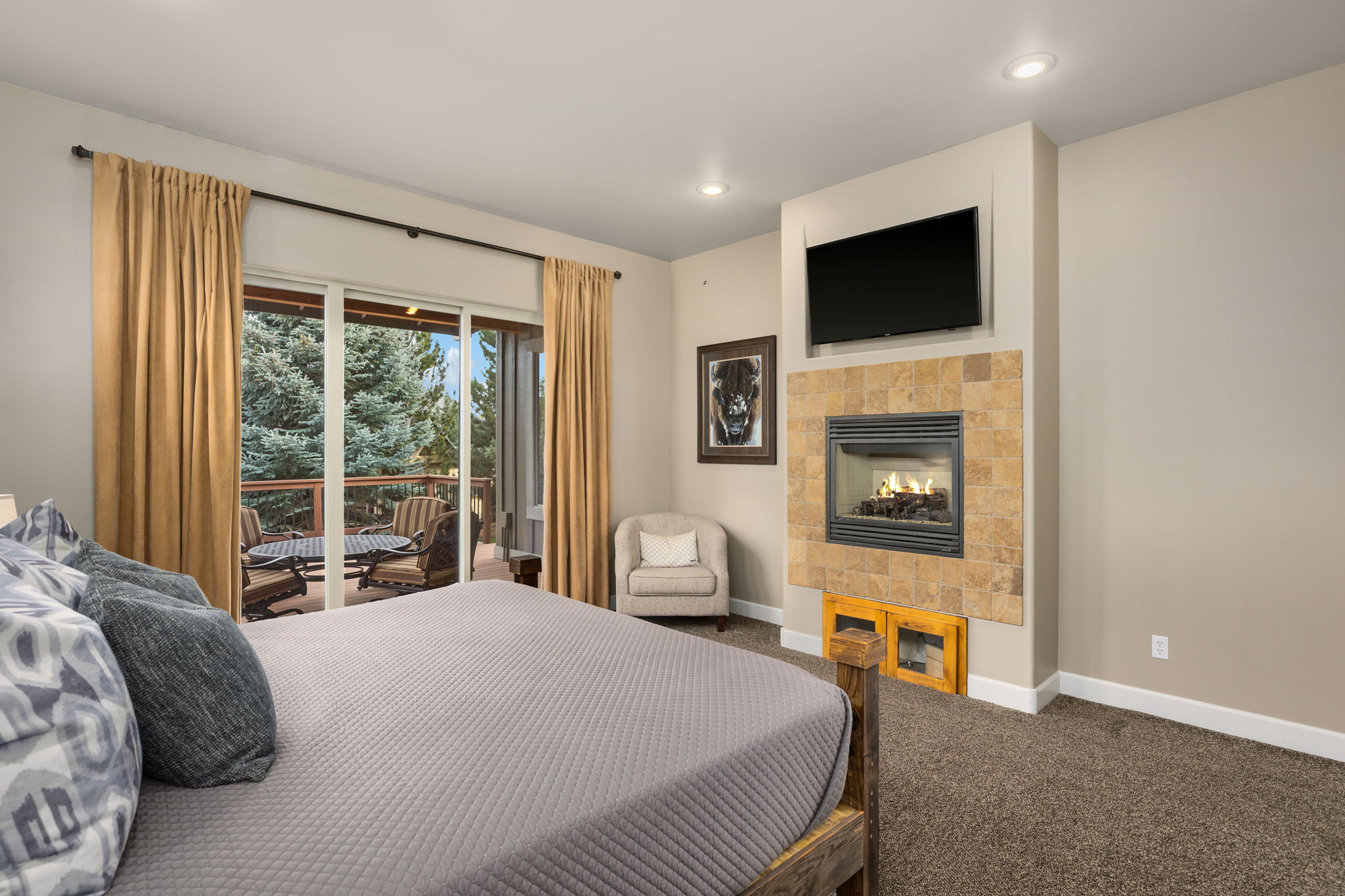Primary Bedroom- Fireplace