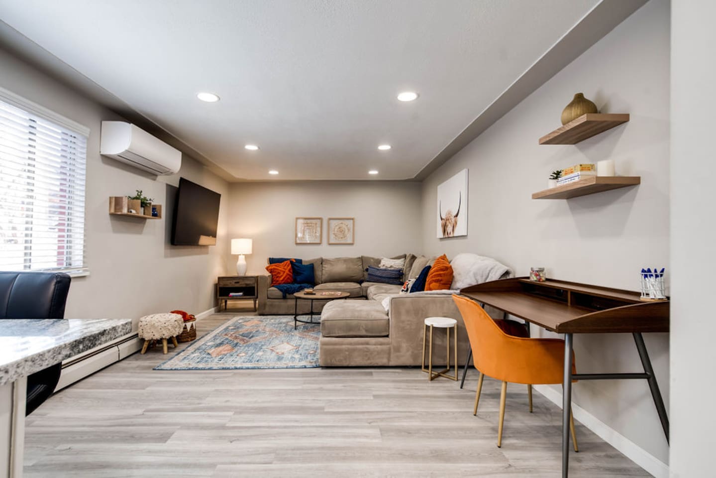 desk area with great natural light