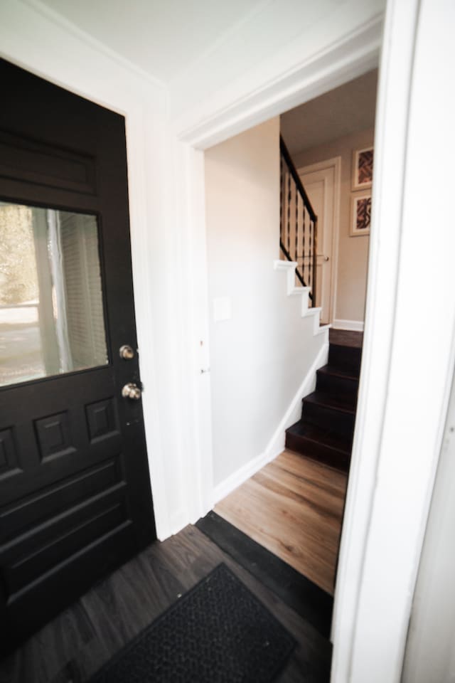 Entrance leading to upstairs 