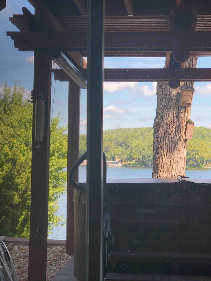 View from the living room couch