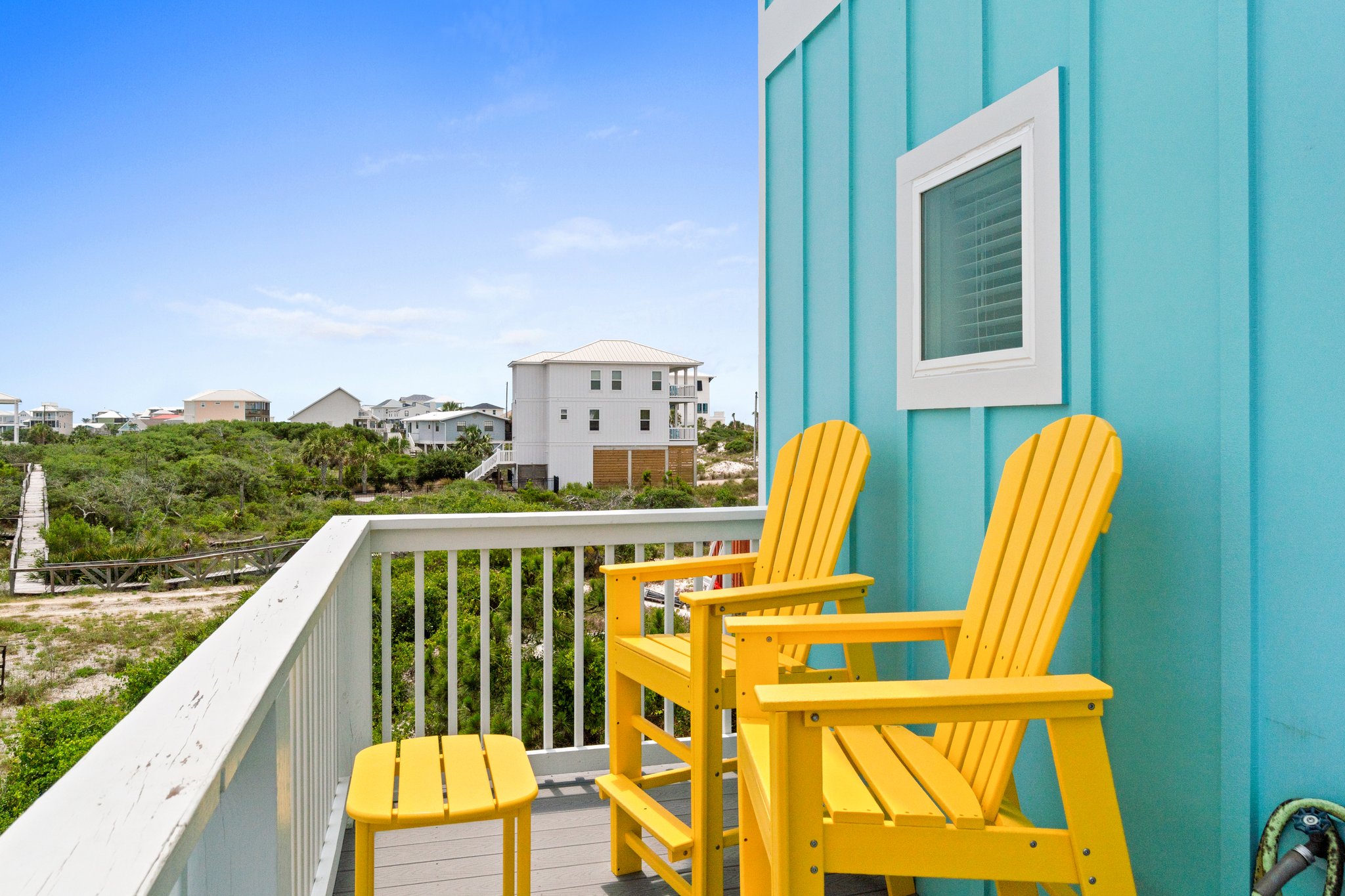 Back Deck Overlooking Swimming Pool