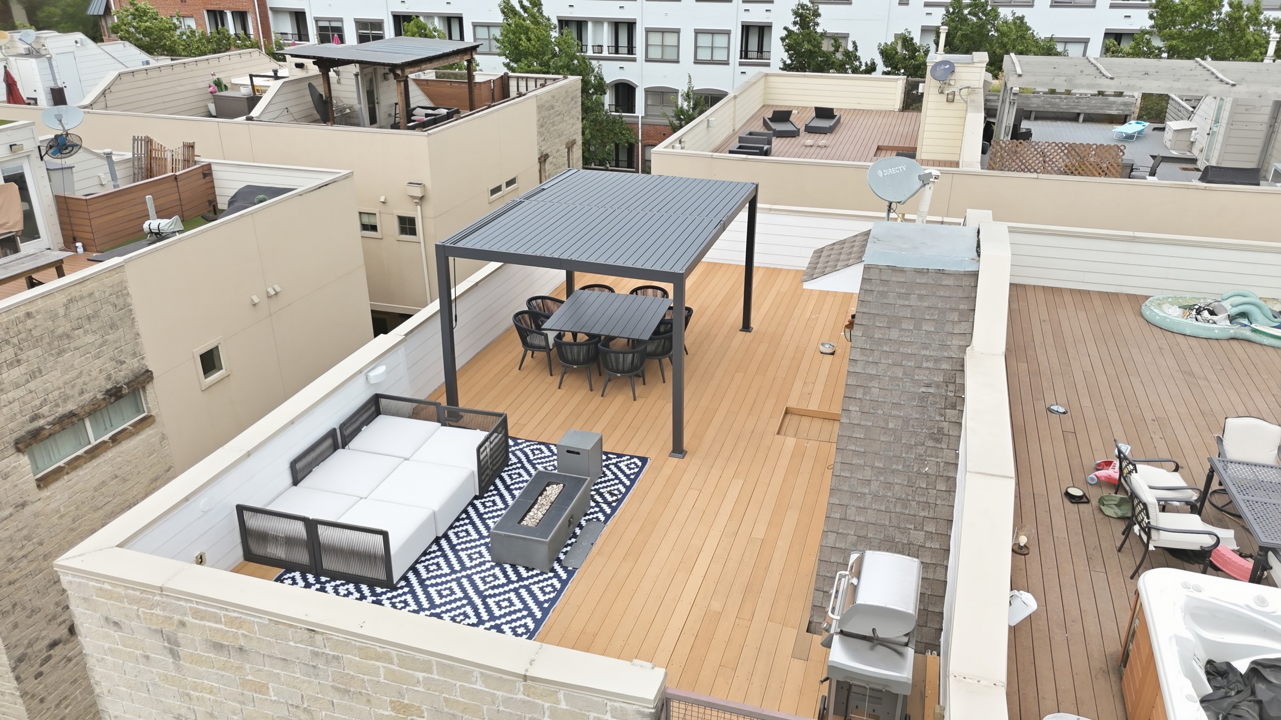 Enjoy al fresco dining and stunning views on this stylish private terrace!