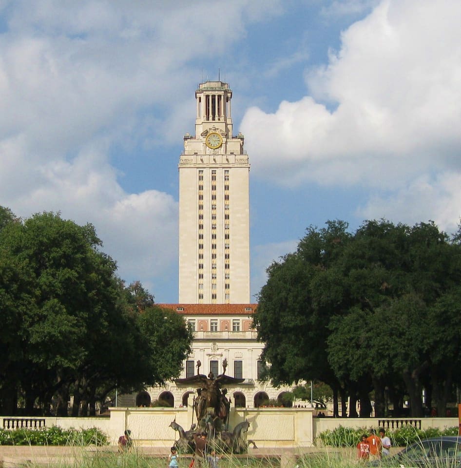 Ten Minute Bus Ride or Drive To The University of Texas