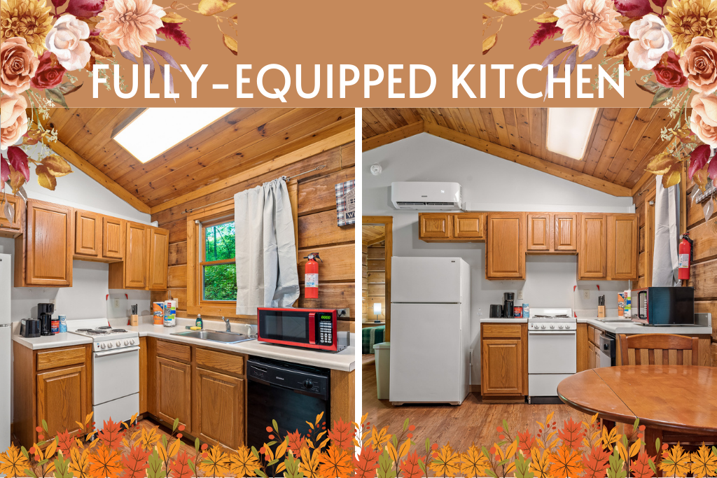 Feel right at home with all the kitchen essentials at your fingertips