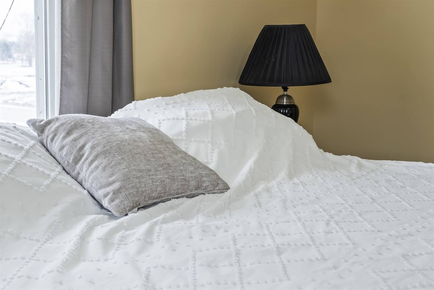 Bed pillow.