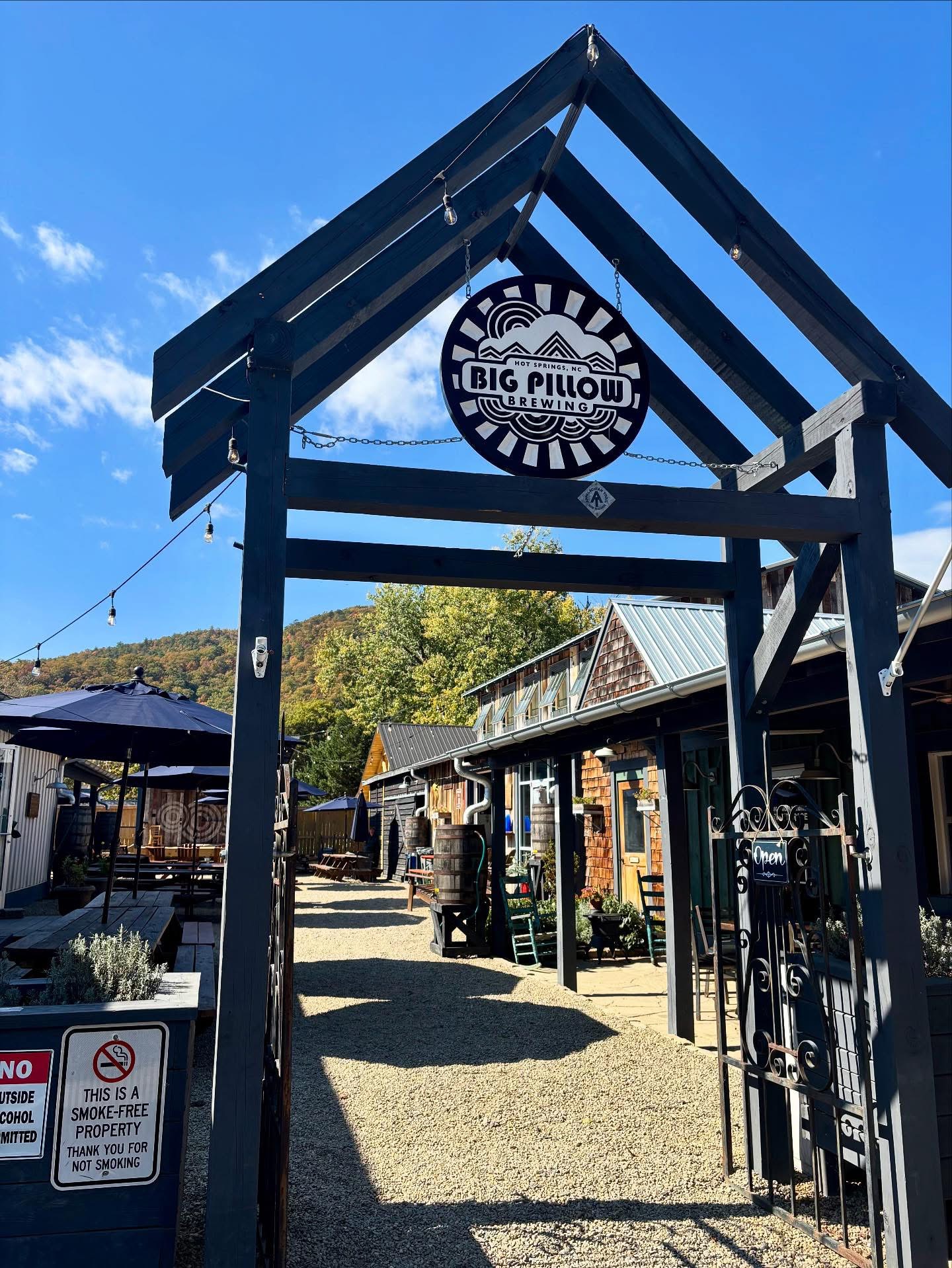 Big Pillow and Grey Eagle Taqueria are located in Hot Springs. Great place for food and drink, and oft times live music.