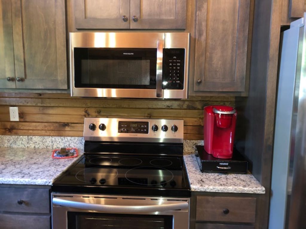 Enjoy your morning cup of coffee in the Ozarks! Keurig and coffee pot available