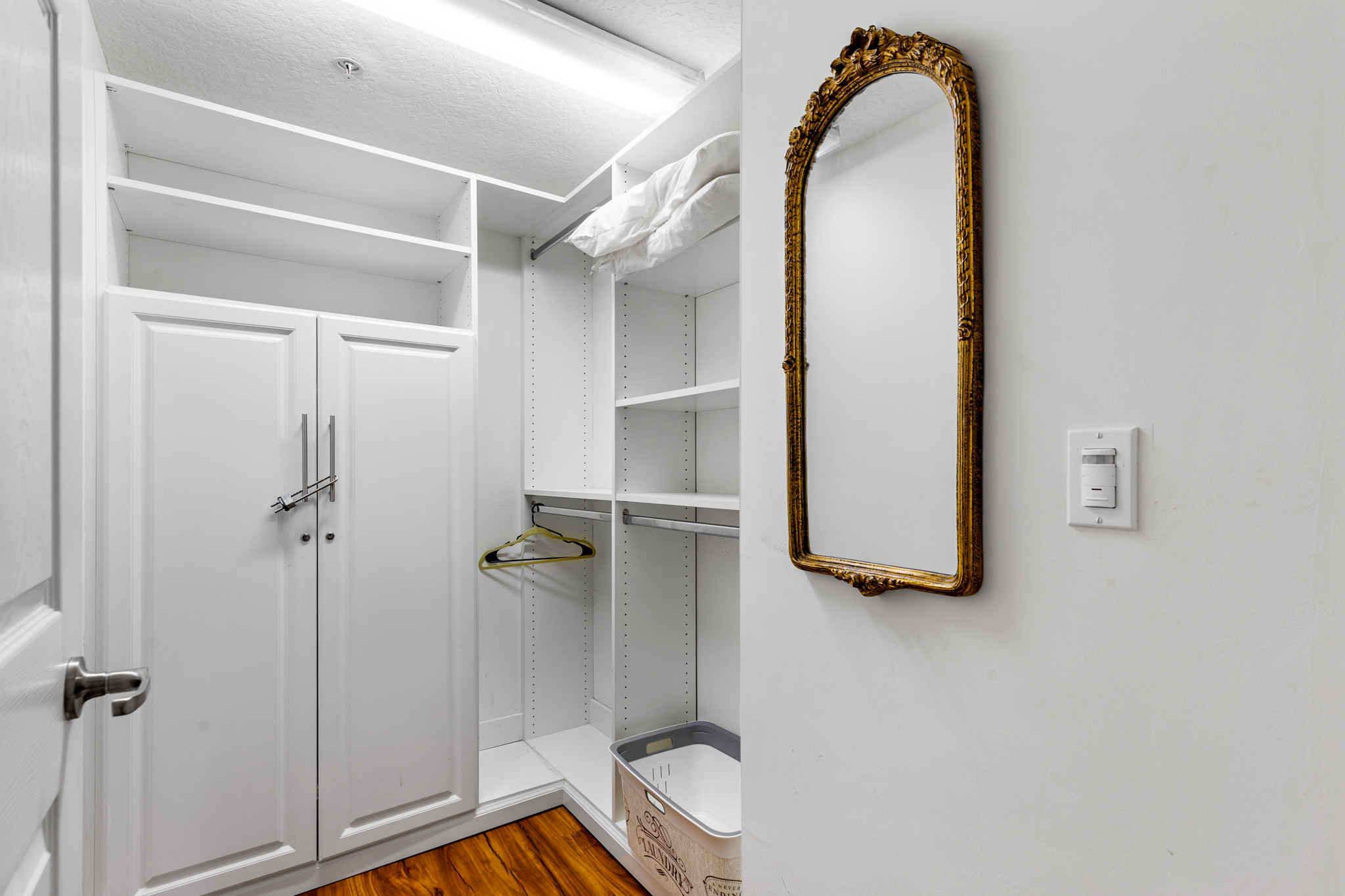 Customized California Style Closets Throughout