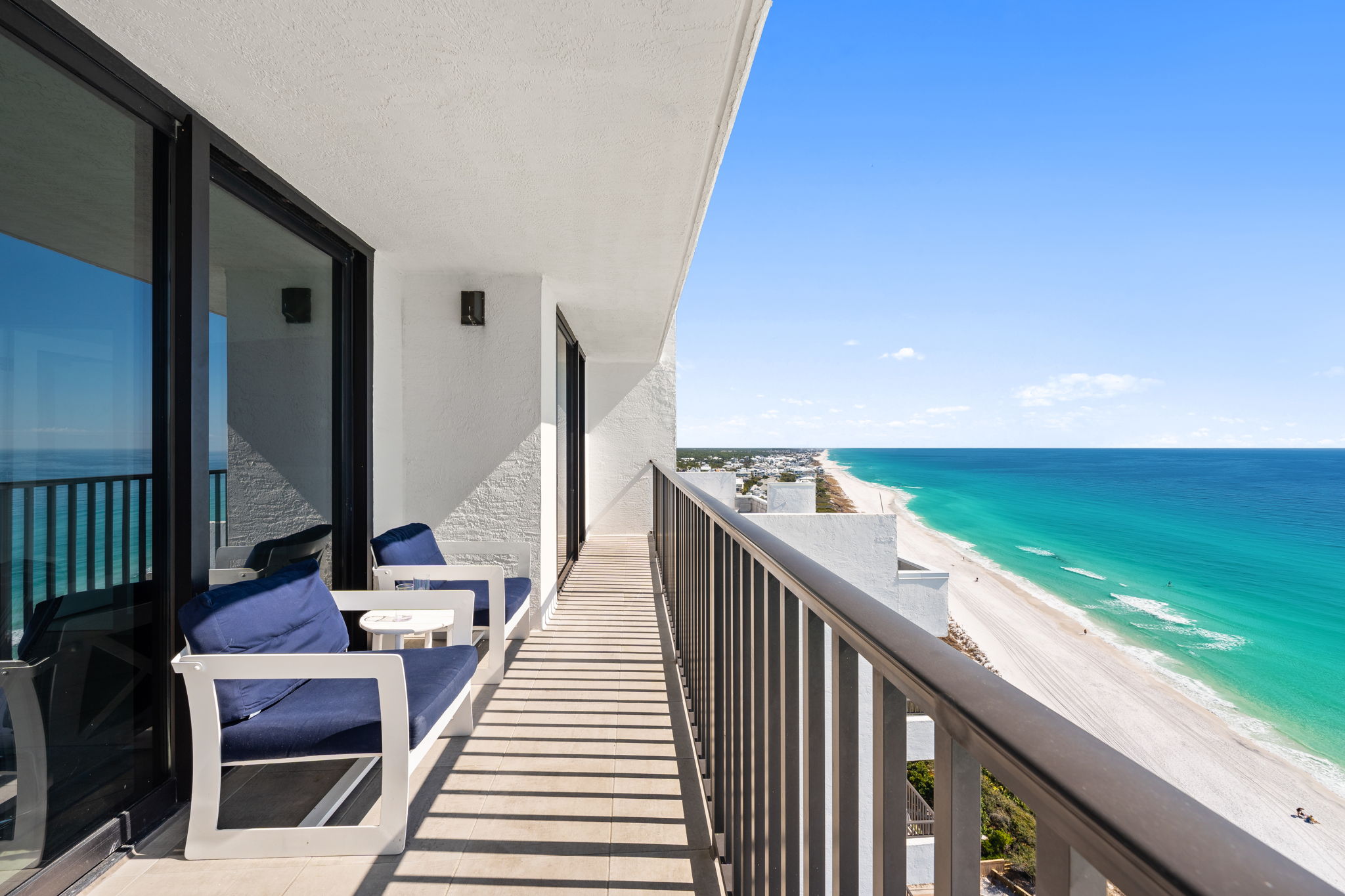 Wake up, step outside, and let the Gulf remind you why you came. Our cozy chairs are perfect for a morning coffee, or a glass of wine in the evening.