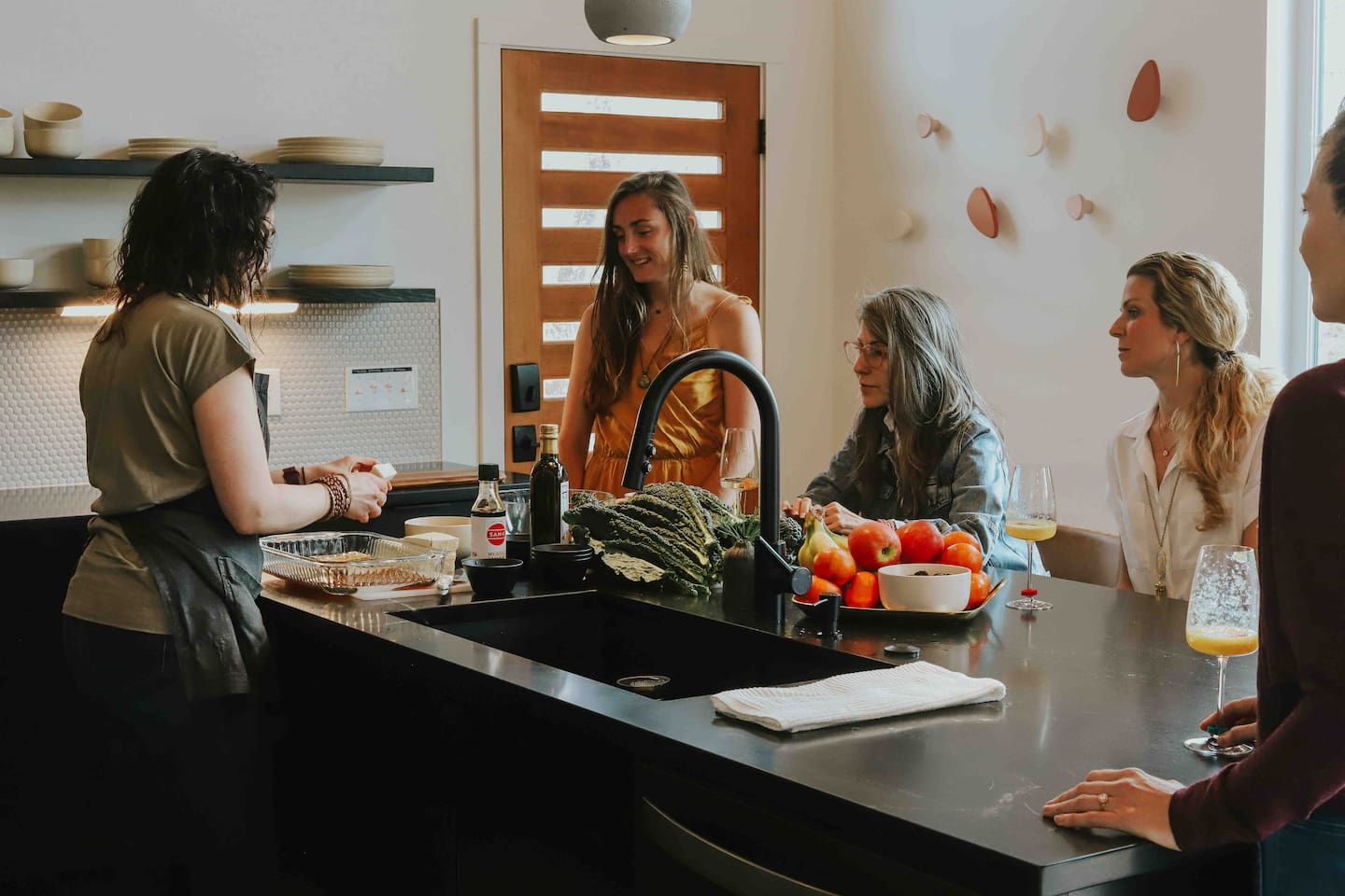 Private cooking classes are available to book onsite! Makes for a fun experience with your guests. ashevillewellnesstours.com