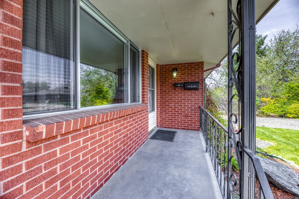 Own private porch to sit and enjoy the outdoors.  We currently have red adirondack chairs upfront for you to rest in.  