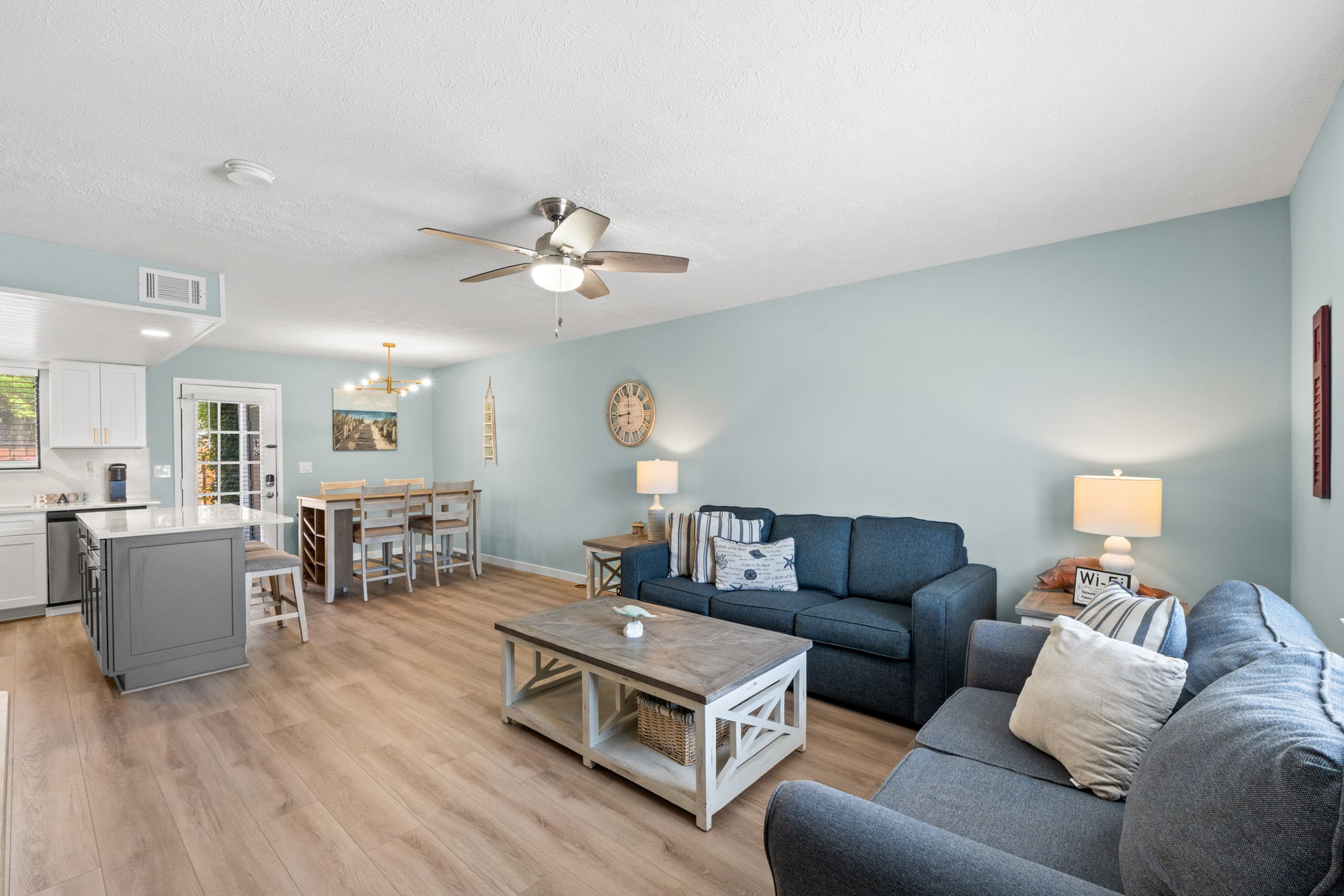 Living Room with Queen Sleeper Sofa