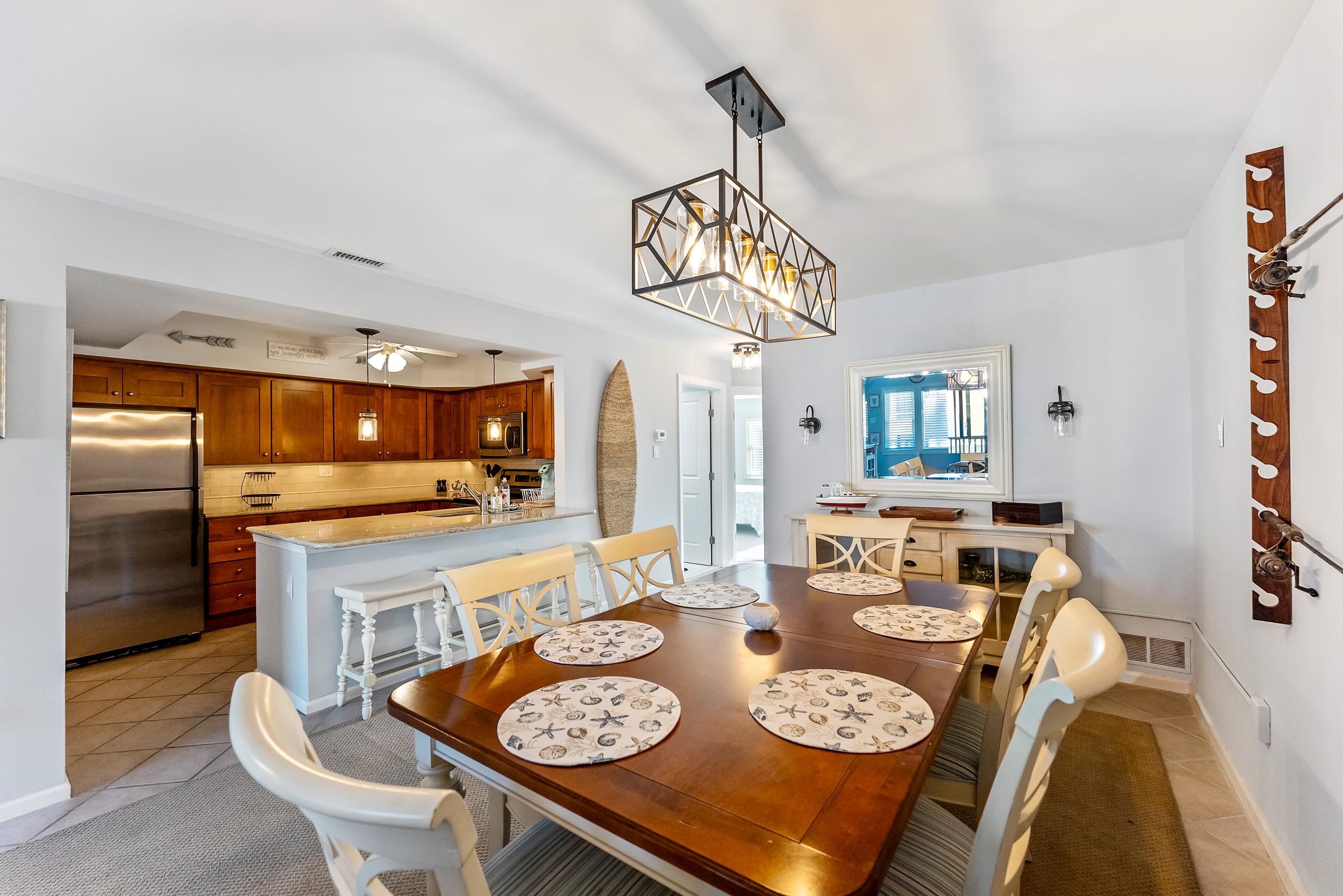 Dining Area with Kitchen View