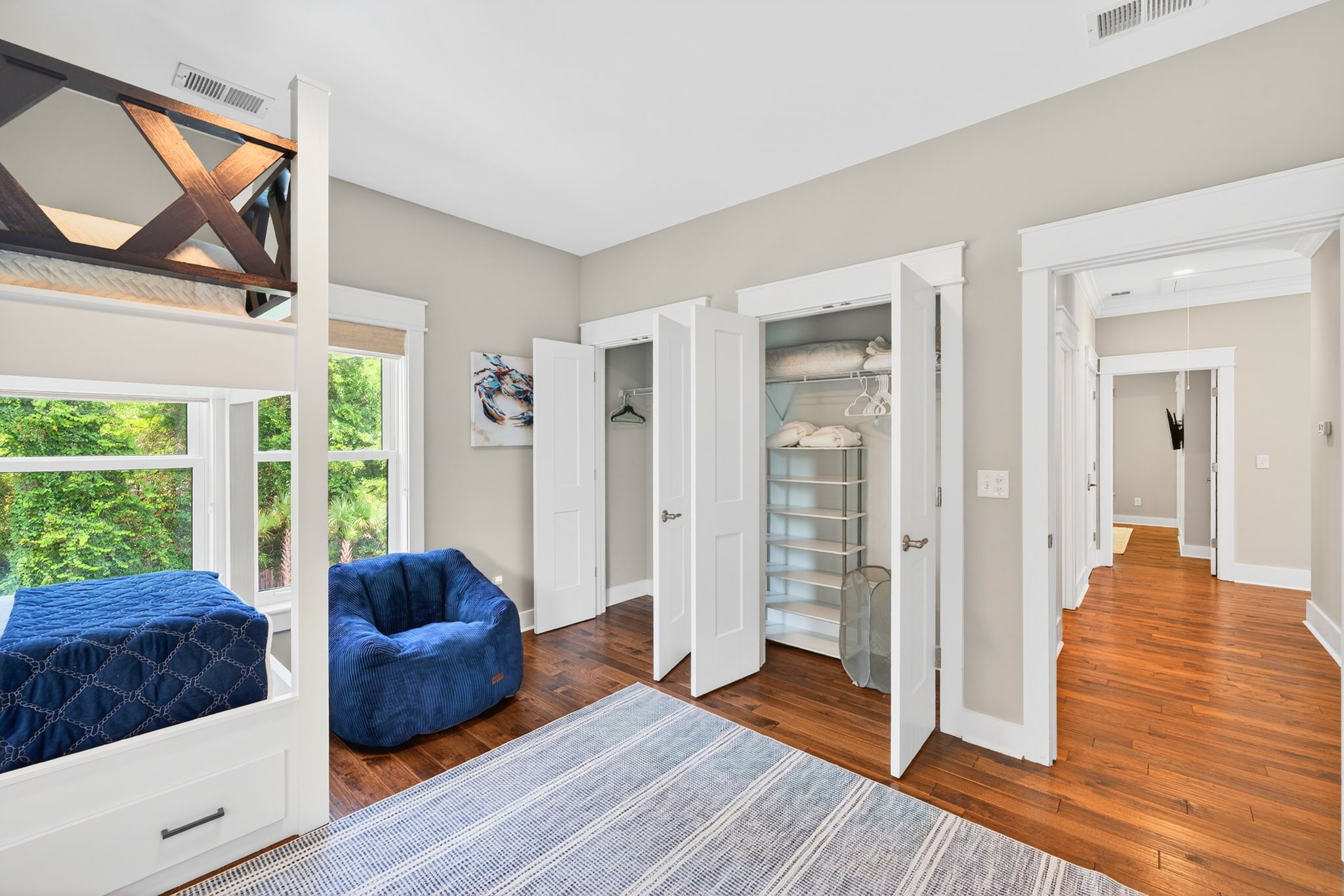 Bunk Room Bedroom 5 | Driftwood Dreams | 105 Forest Trail | Isle of Palms, SC | IOP Escapes