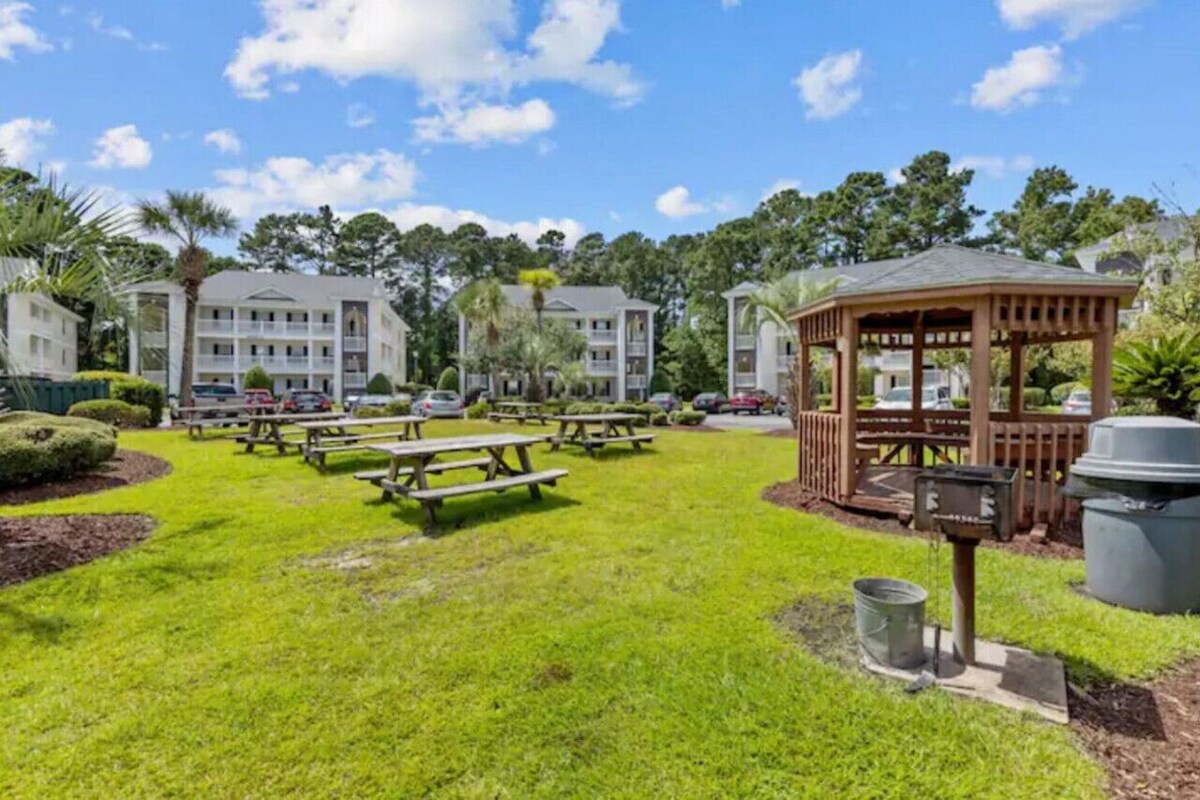 Gazebo, Grill Space, and Picnic Tables for Outdoor Family Fun