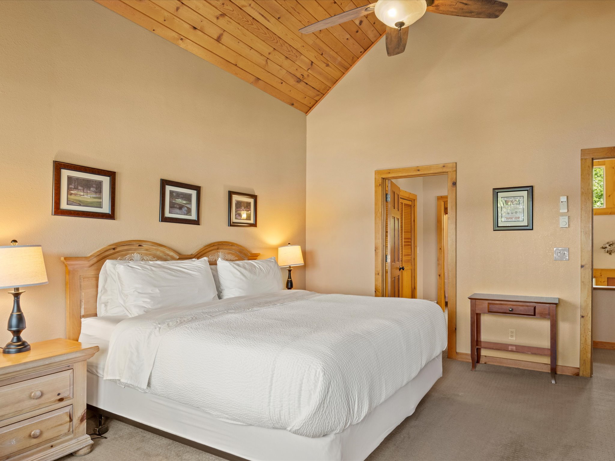 Primary bedroom with King Bed