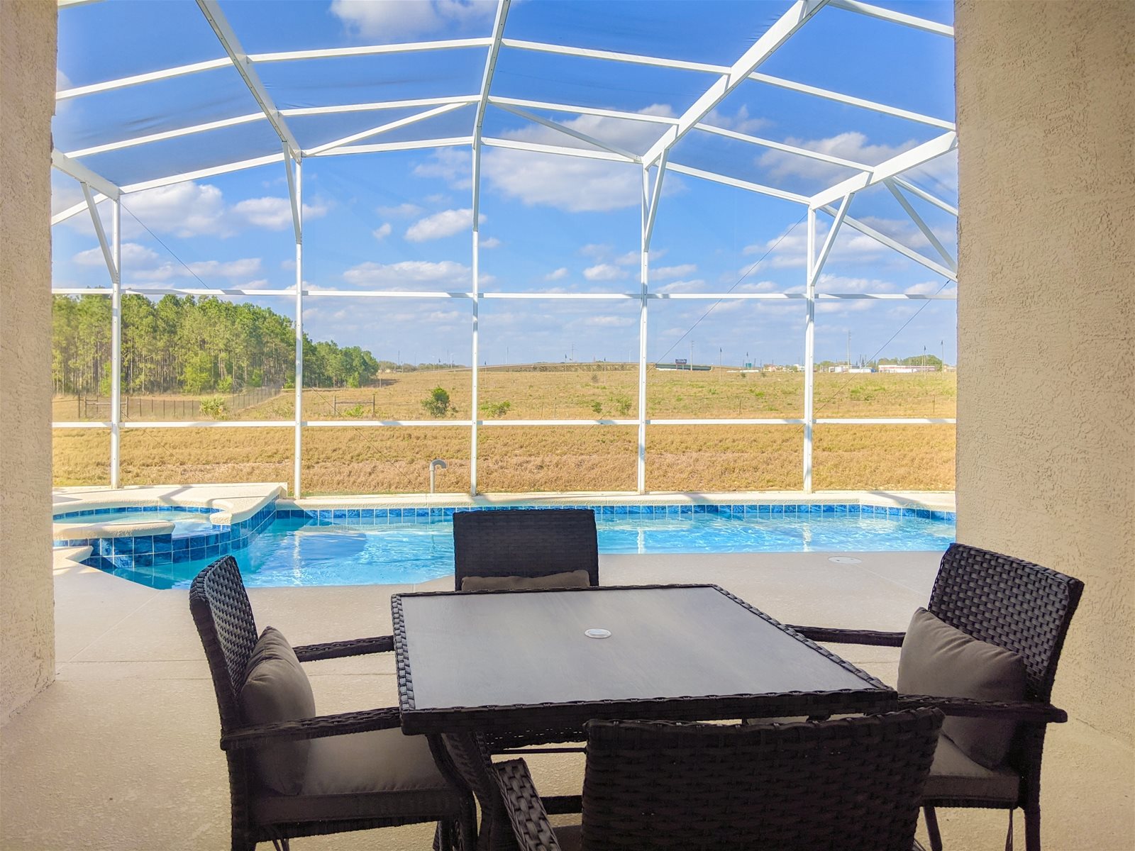 Beautiful view from the Poolside Dining area