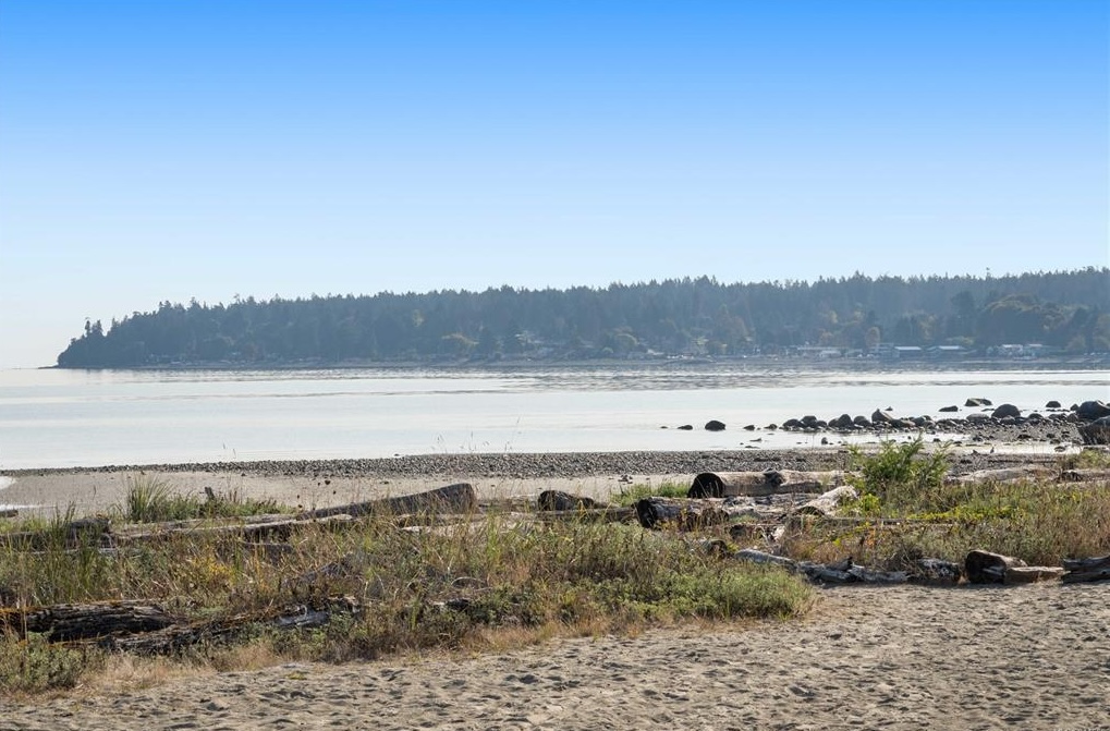 View of Qualicum Beach and Judges Row from the resort. 