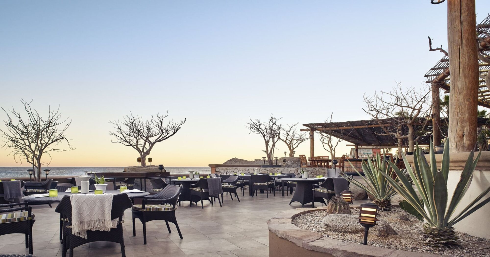 Outside Dining at Hacienda Del Mar Cabo, Vacation Travel Exclusives