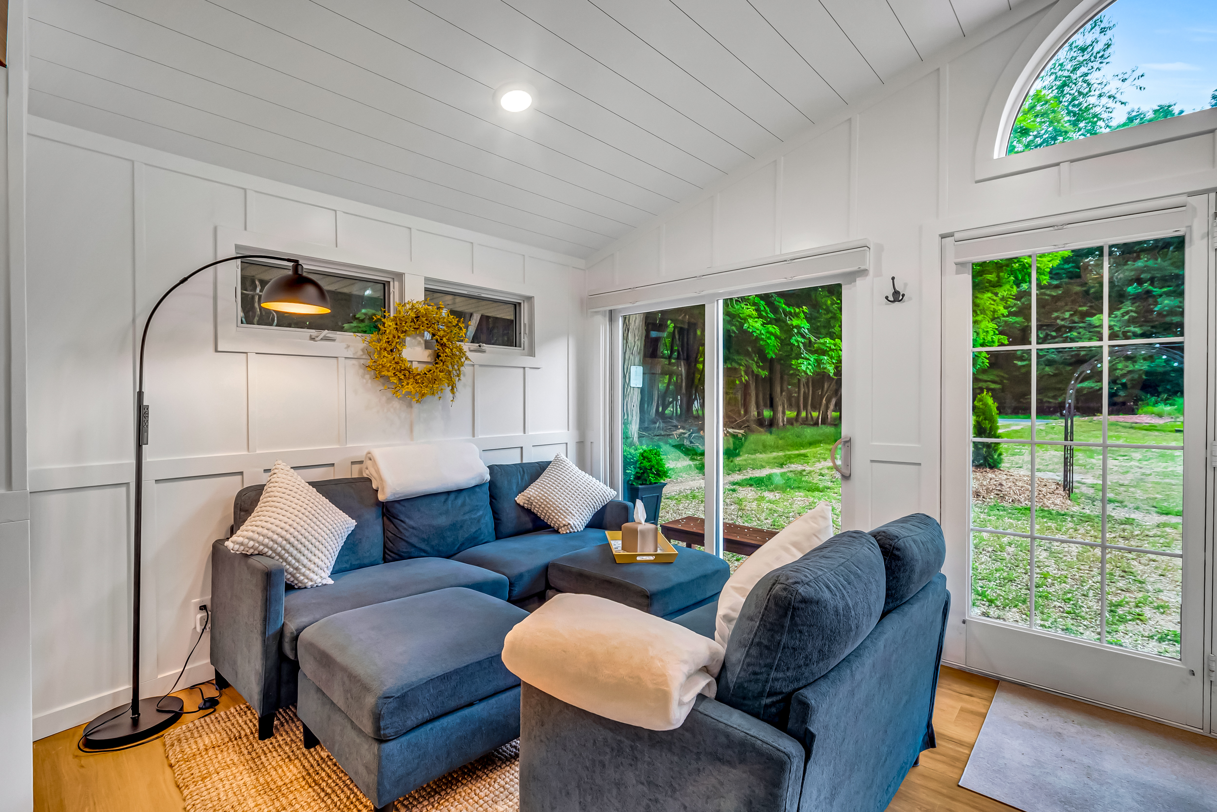 Enjoy the natural beauty as you sip your morning coffee with the sun streaming in the front windows