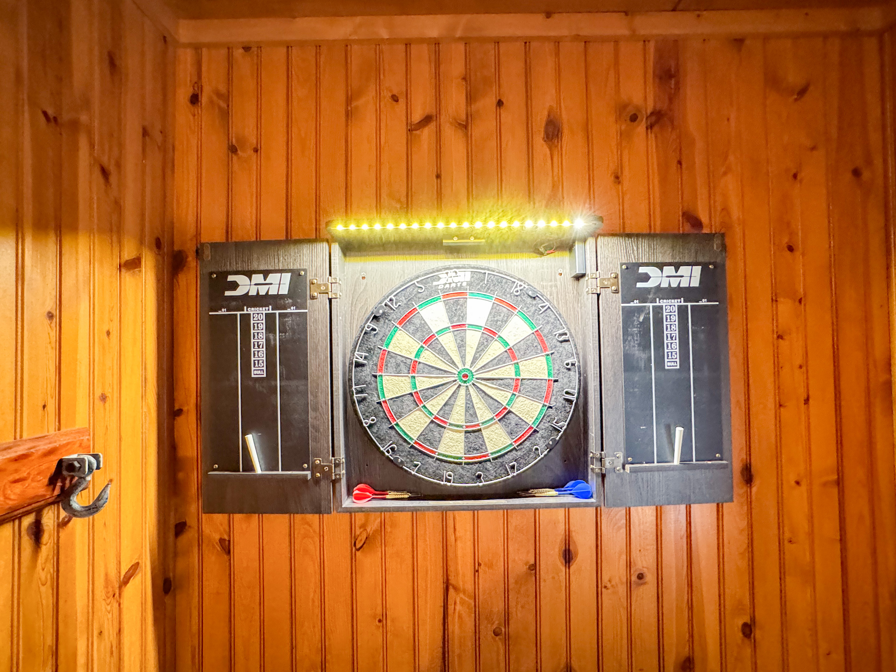 Dart board in the Foyer