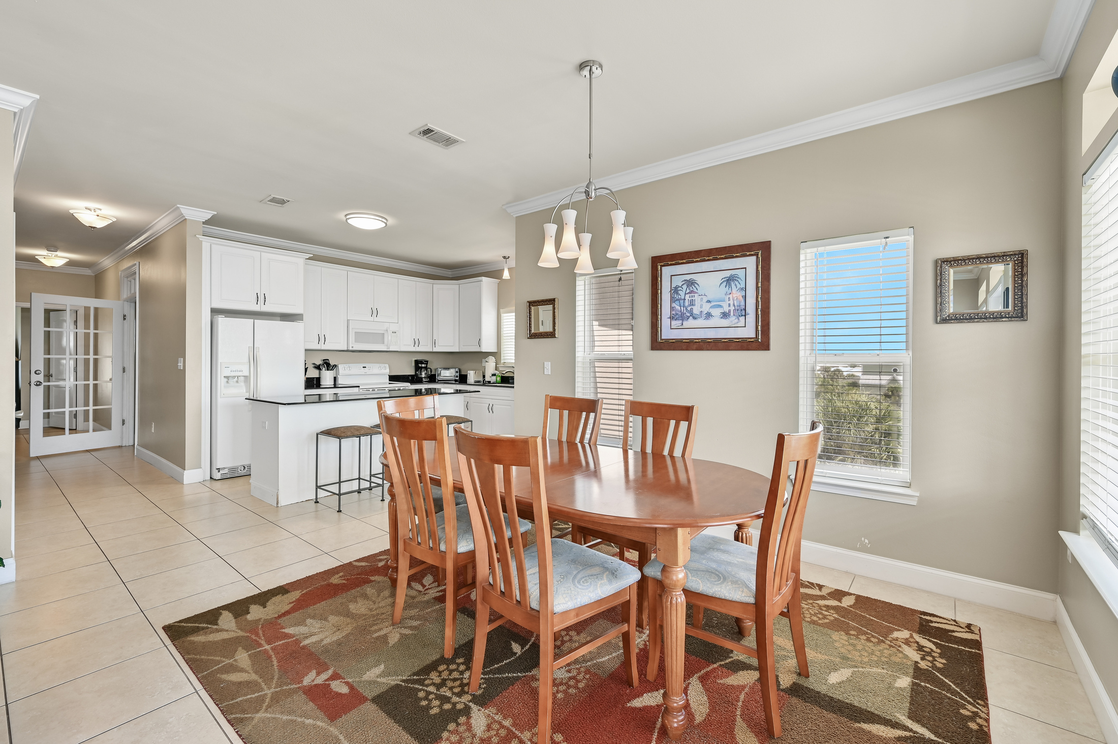 Dining Area #3 (Third Floor) – Seating for 6 + island seating for 3