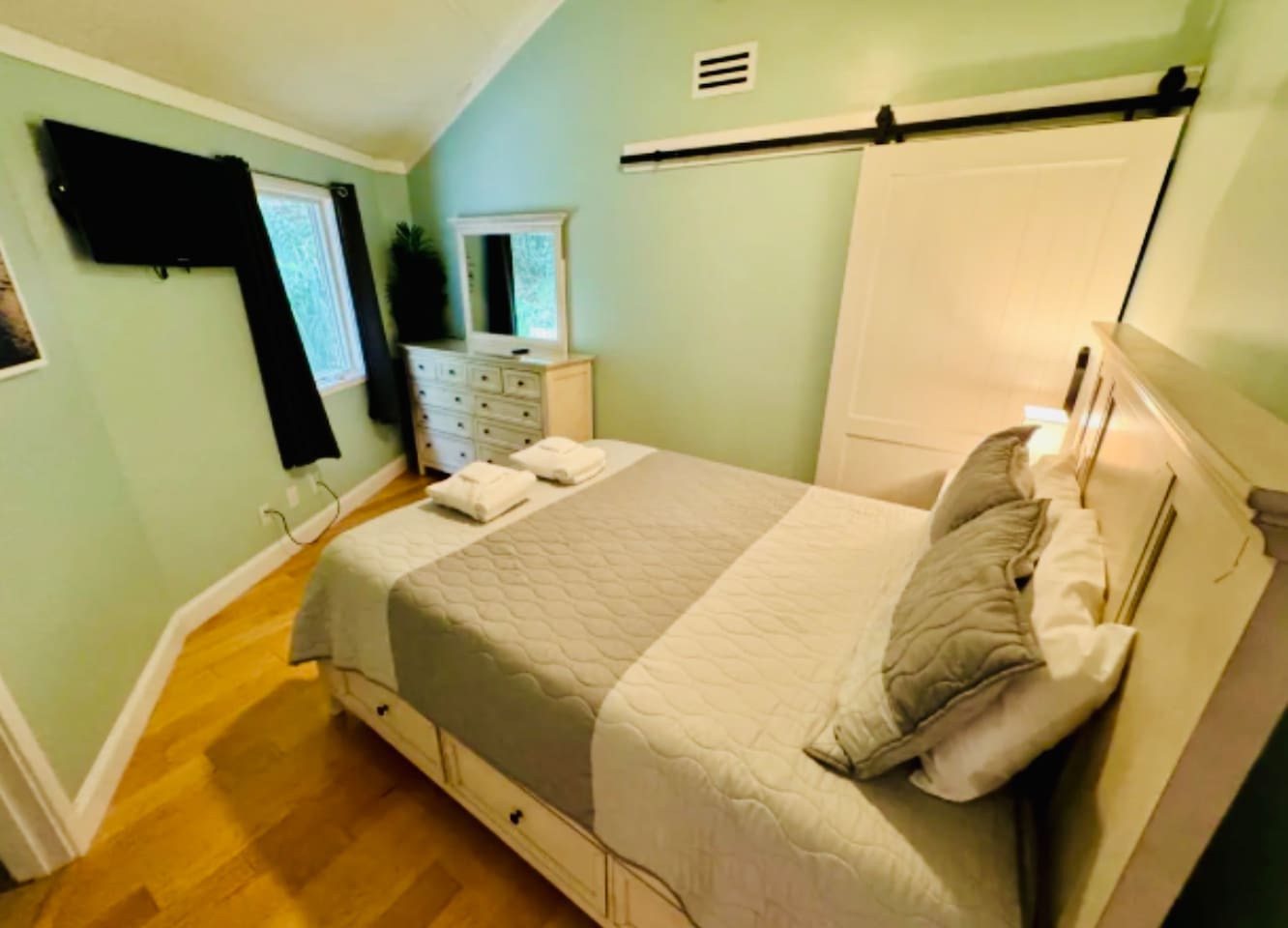 Bedroom with dresser
