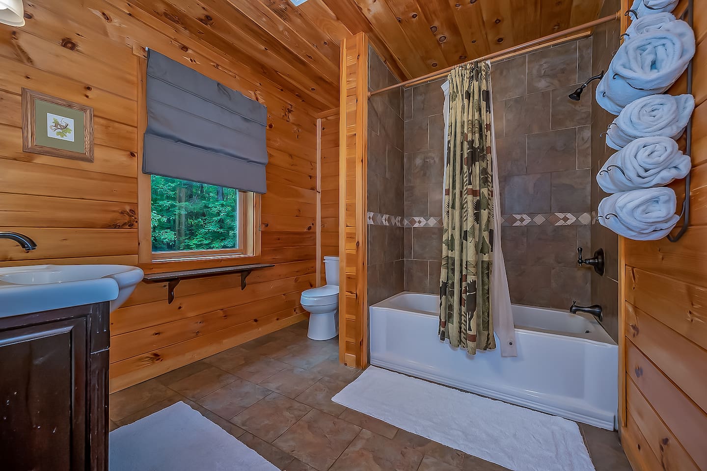 Lower level bathroom