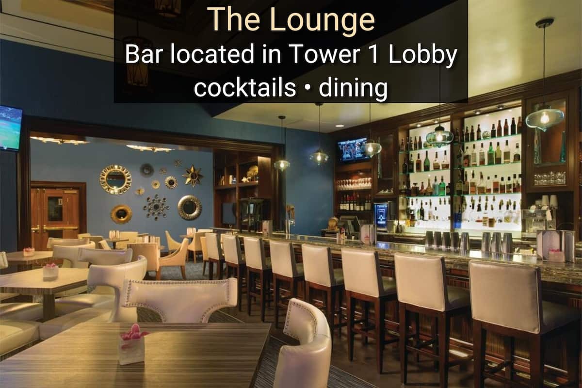 MGM Tower 2 · Units 3202+3204 — Dining · Strip Views