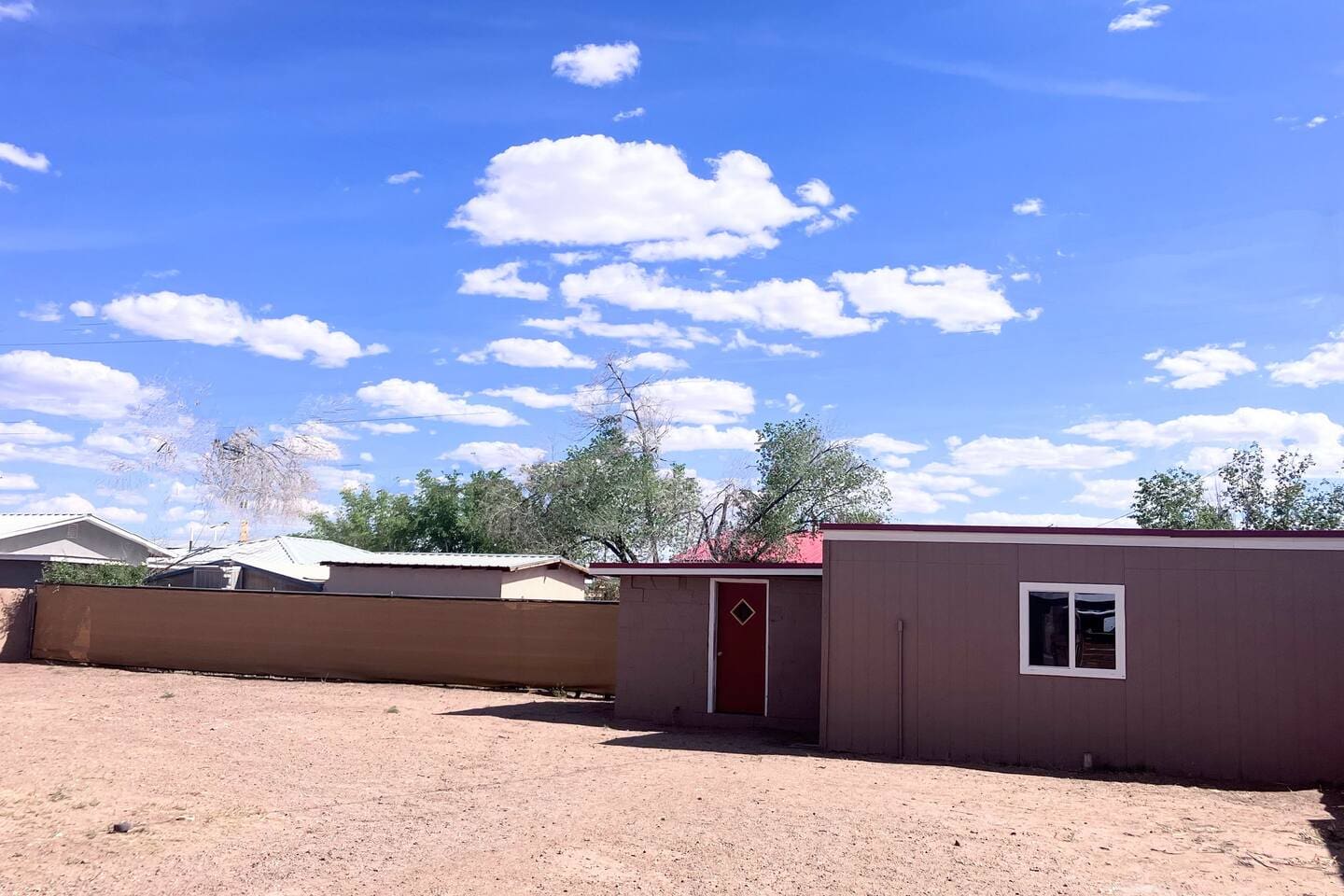 Storage building is not available for guest use.