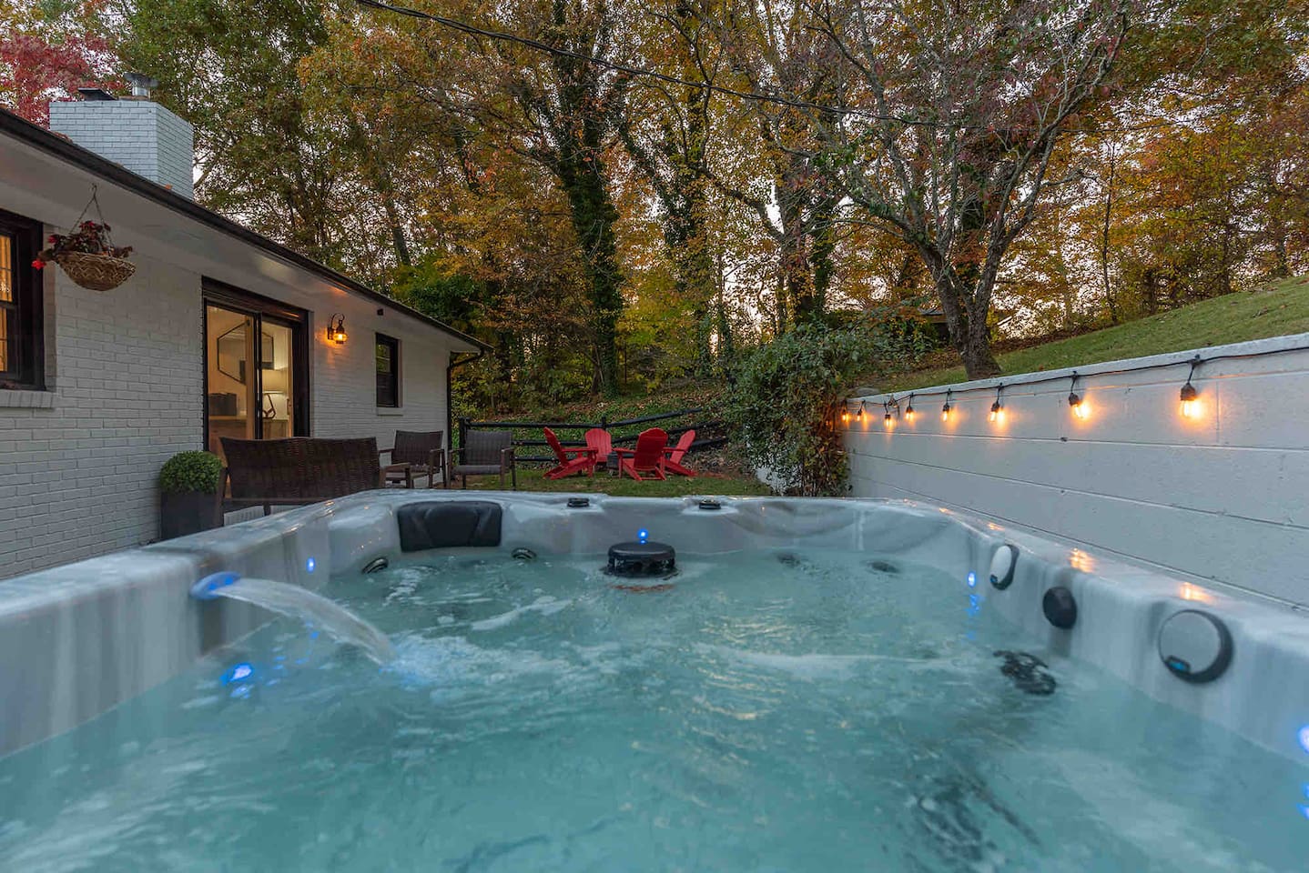 Lovely/ Clean 4 person hot tub - beach towels located at slider glass patio door