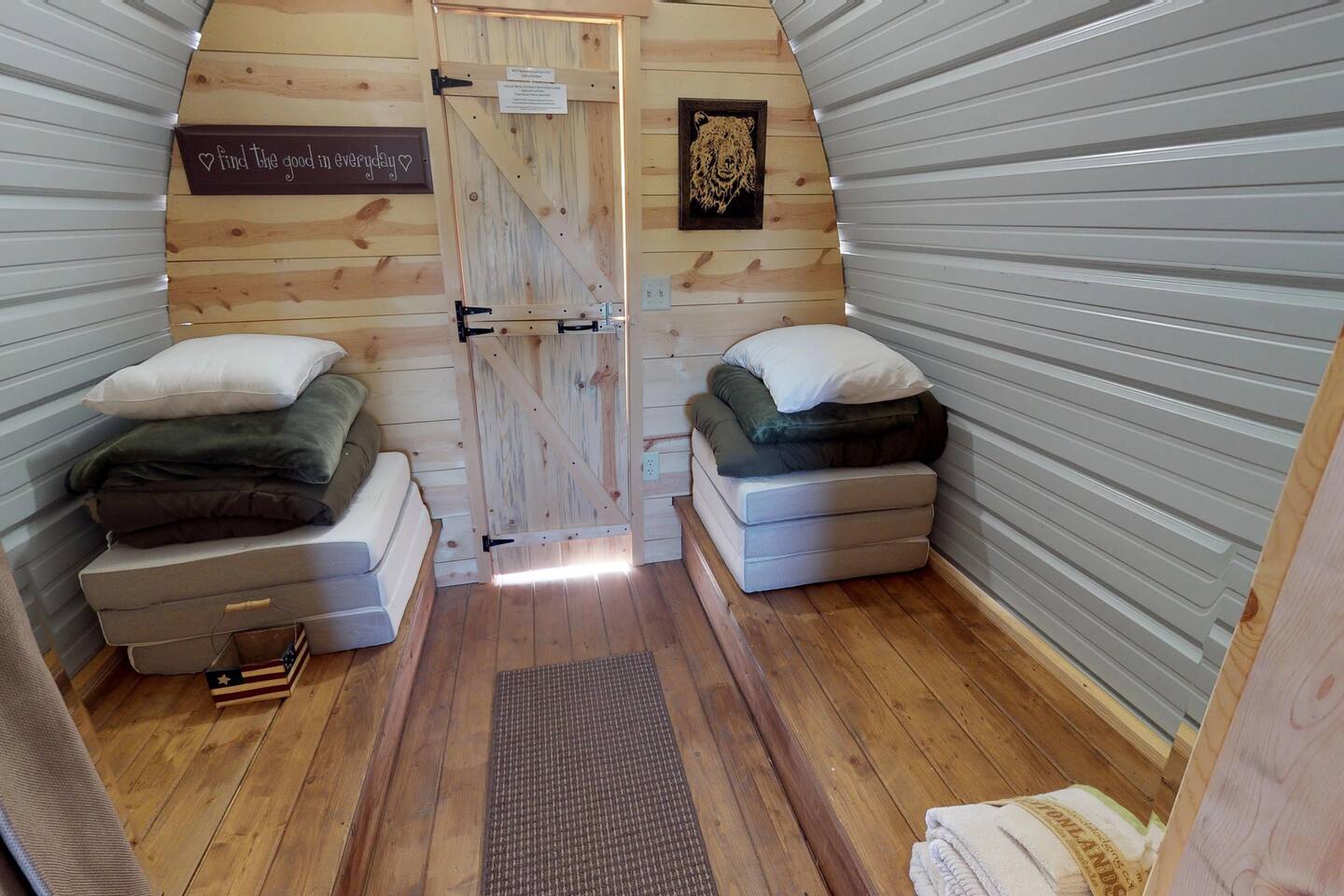 Plus two sleeping pads for any extras.