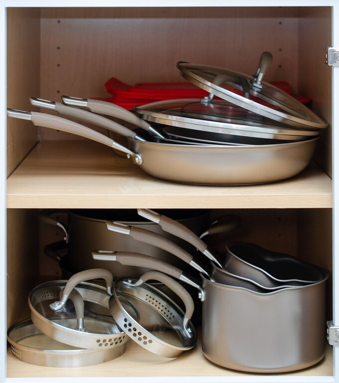 Plenty of pots and pans to cook for everyone