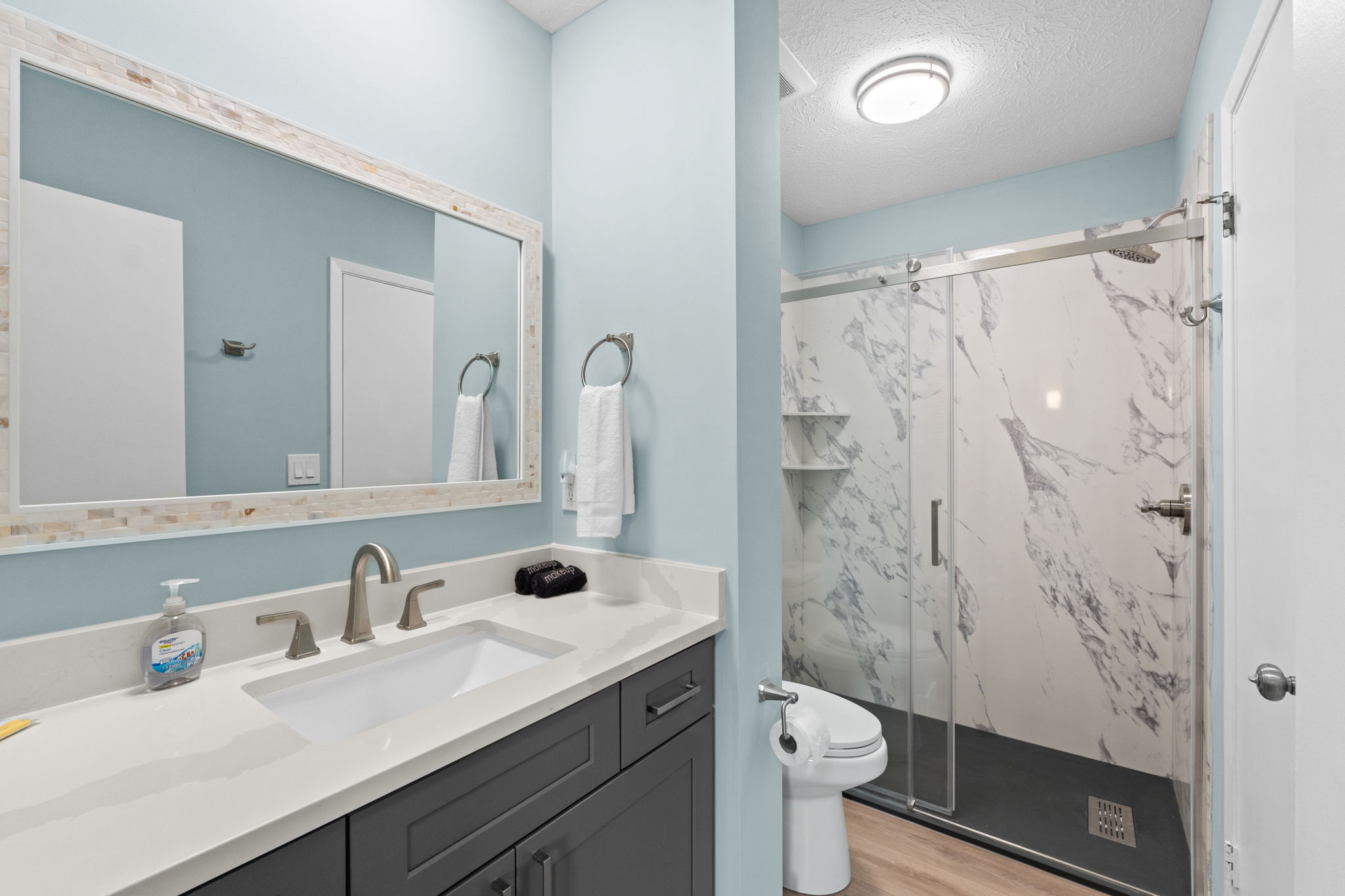 Upstairs Full Bathroom Newly Renovated with Shower