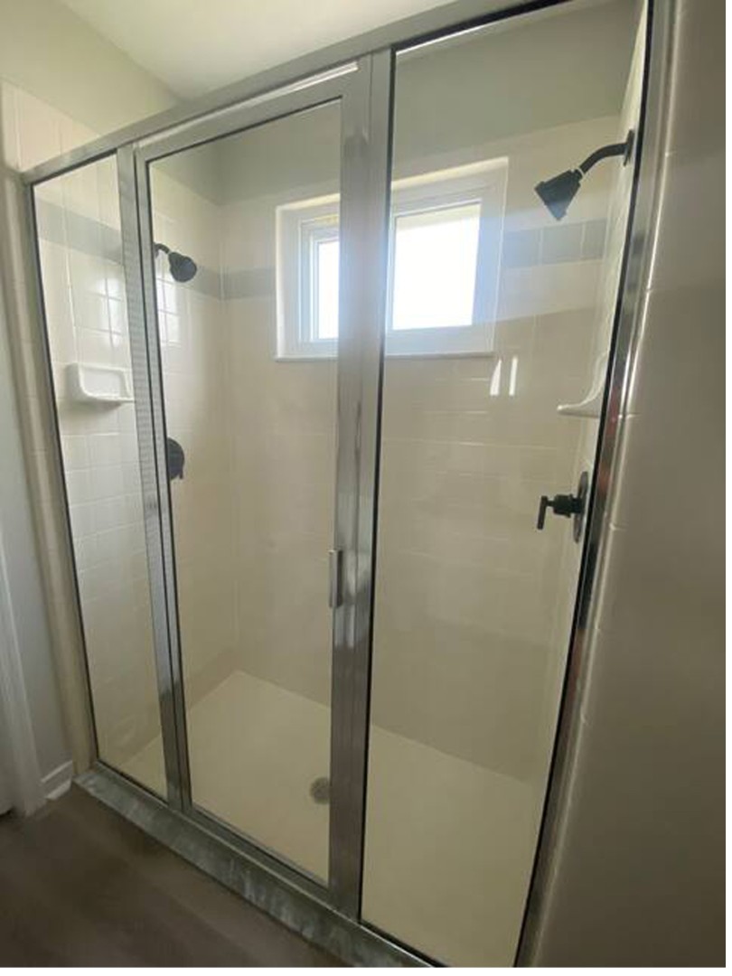 Dual head shower