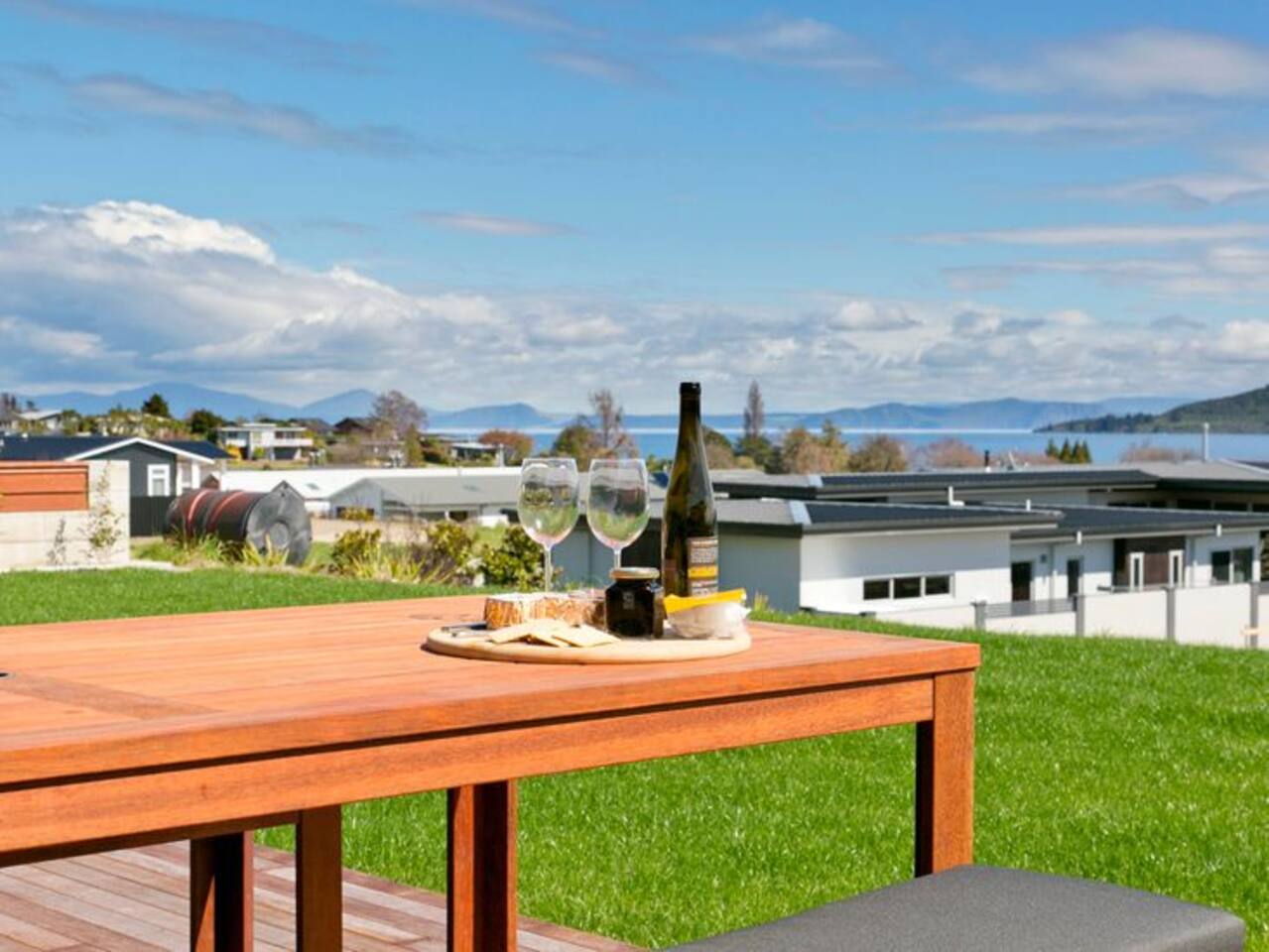 Views looking toward the mountain ranges 