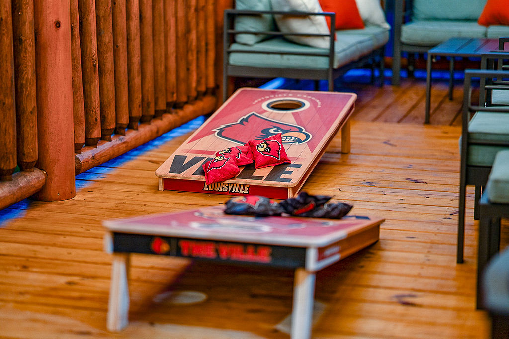 Who doesn’t love a good game or corn hole?  Rain or shine, you are ready to play under the covered porch.